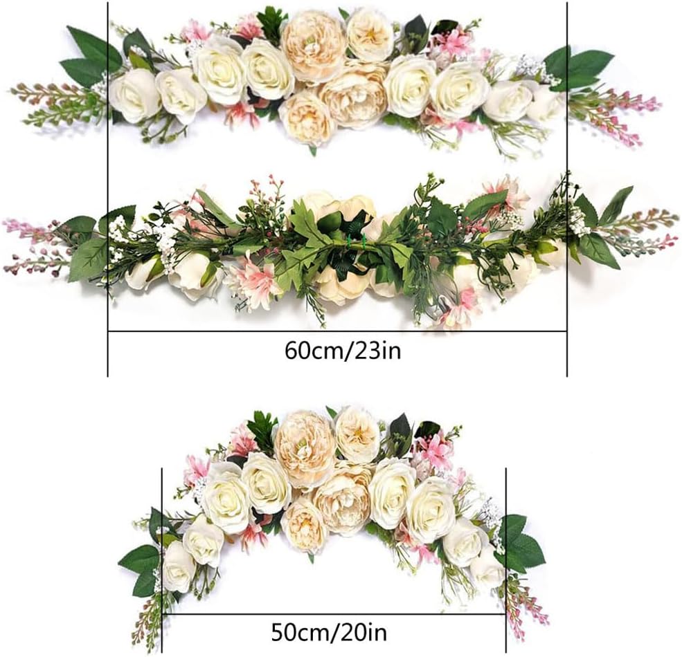 OrgMemory Artificial Floral Swag 20 Bent Length
