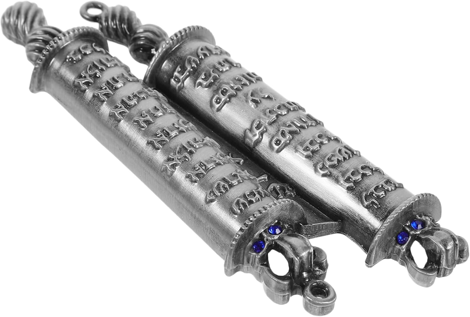 GOOHOCHY Edge Mezuzah Scroll Decorative Metal Jewish Home Decor