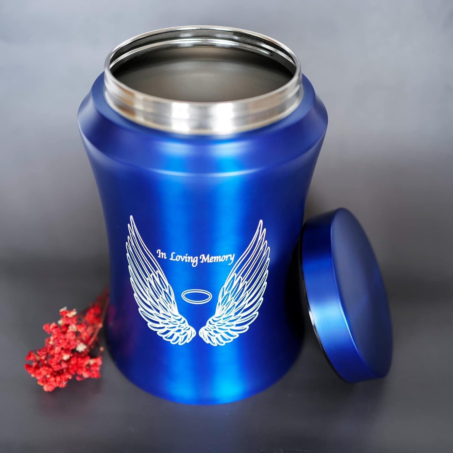 Large Urn for 220 lbs Human Ashes with Velvet Bag