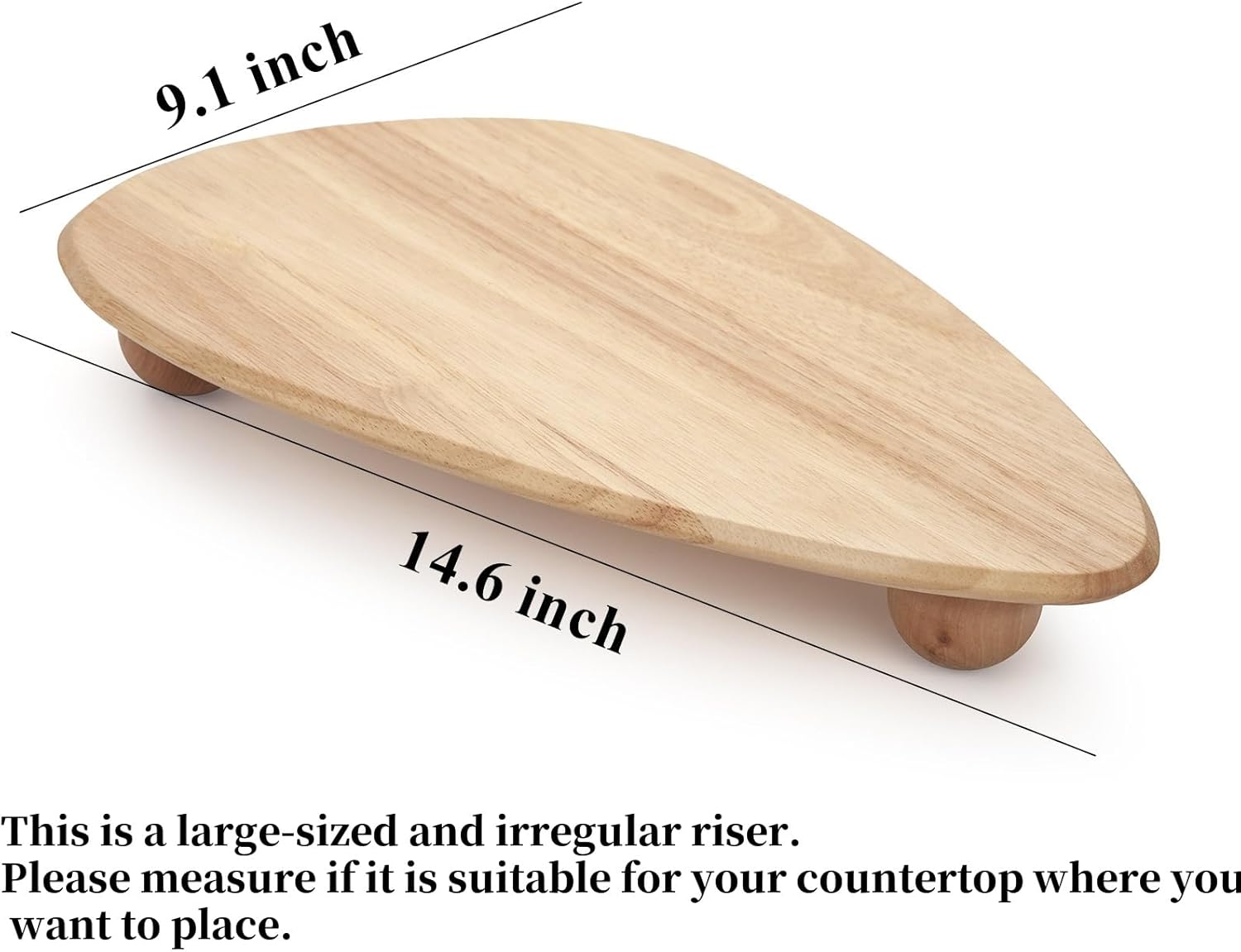Wooden Display Riser for Candles Plants Vases