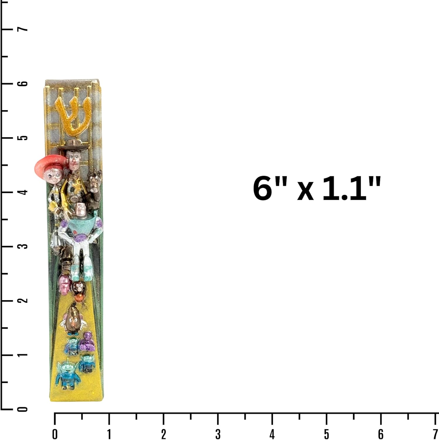 Handmade Toy Movie Mezuzah Case for Jewish Kids Room
