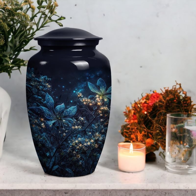 YATSKIA Large Blooming Fairy Flowers Urn for Ashes