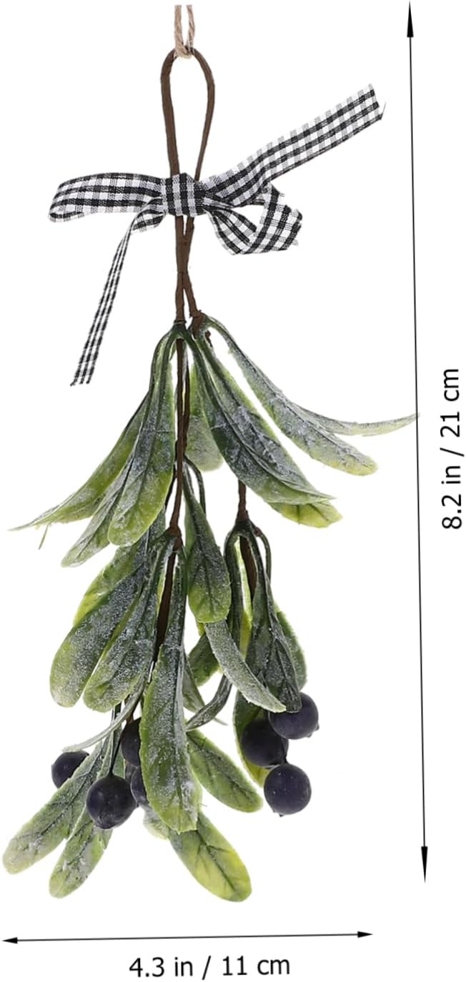 Artificial Christmas Branch with Berries Teardrop Swag Decor