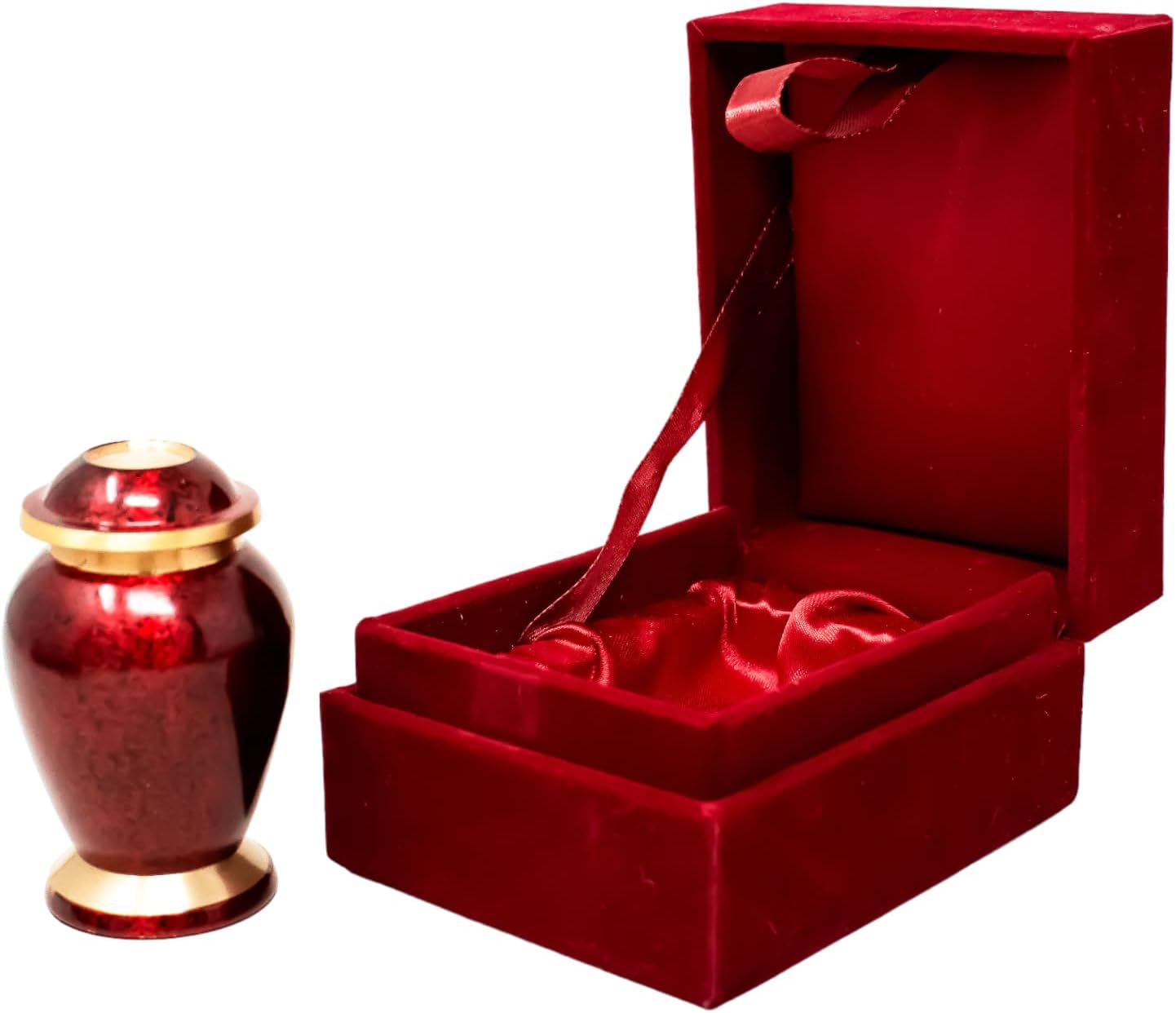 Handcrafted Brass Cremation Urn - Keepsake - Decorative