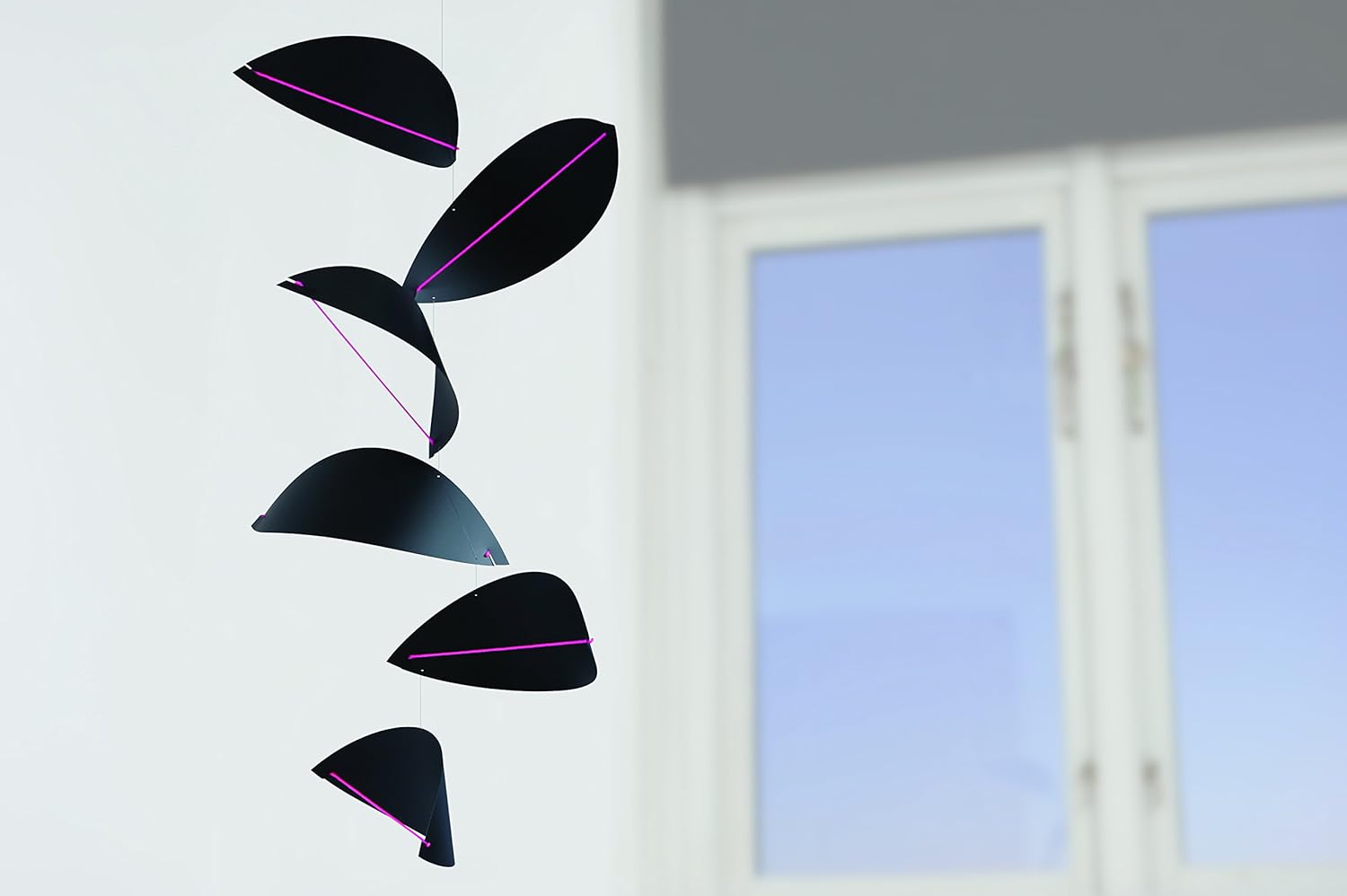 Flensted Mobiles 150s Kites Black Mobile 80x38cm