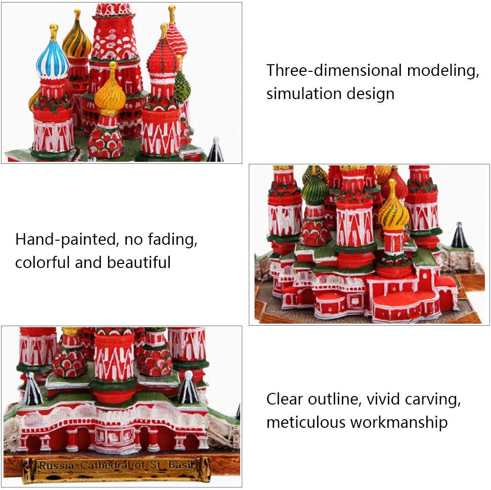 Saint Basils Cathedral Resin Statue Home Decor Collectible