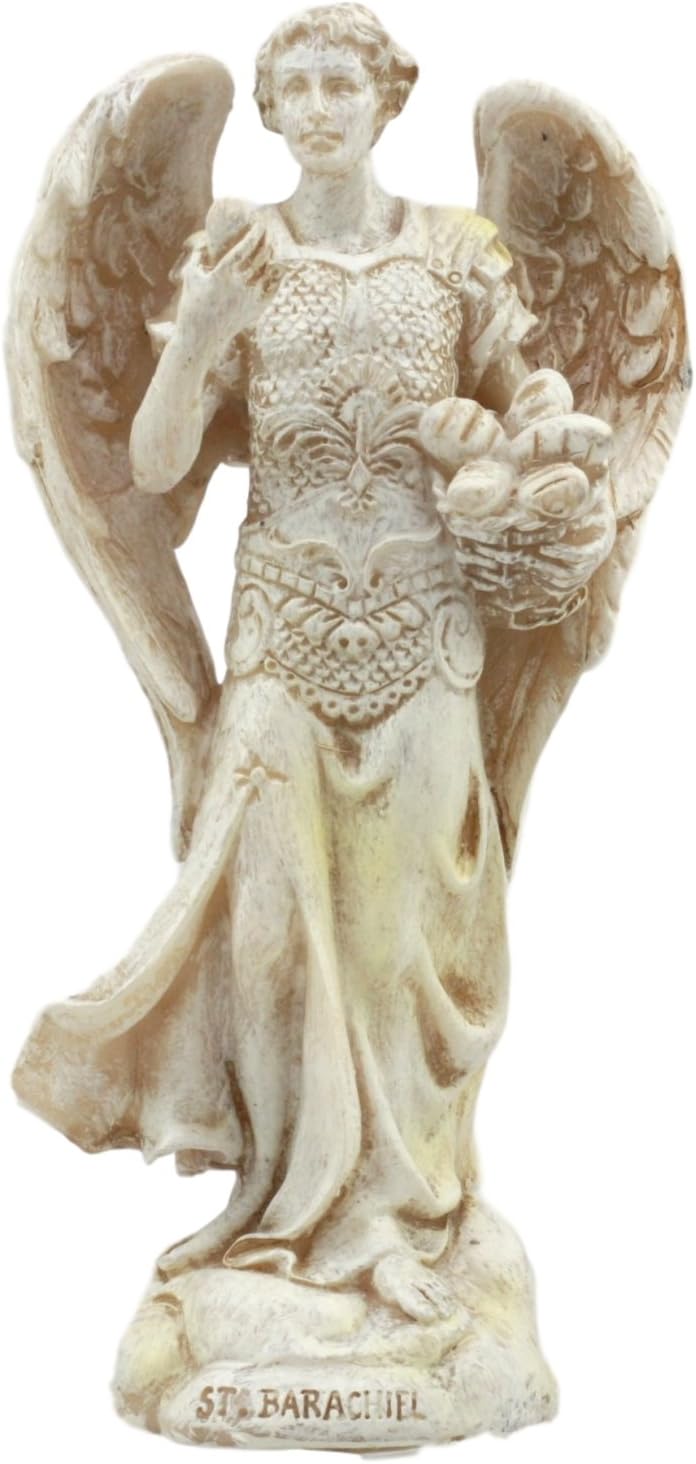 Ebros Ivory Painted Angelic Council Statue 5 Inch Figurine