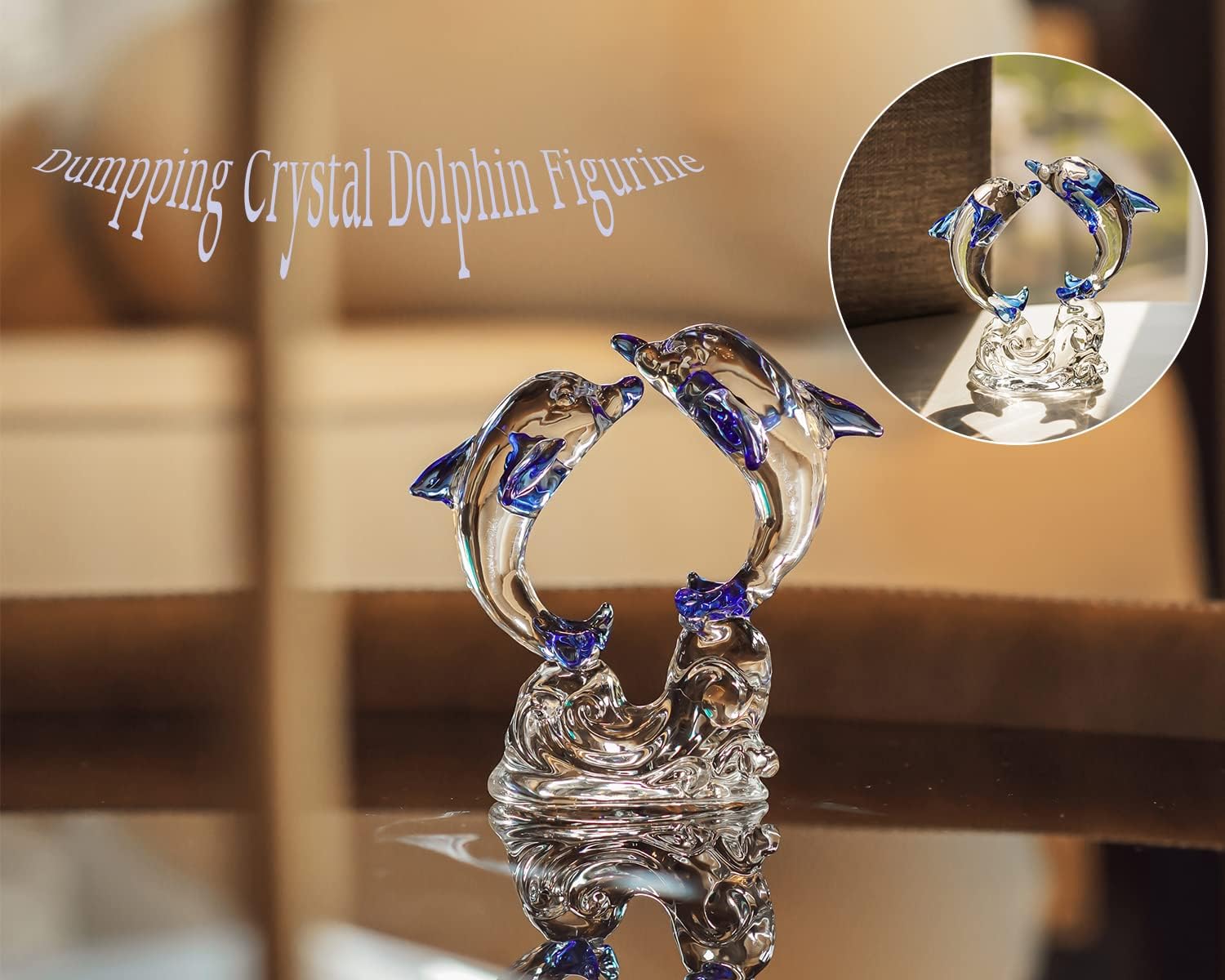 HD Pink Crystal Butterfly with Crystal Ball Base Figurine