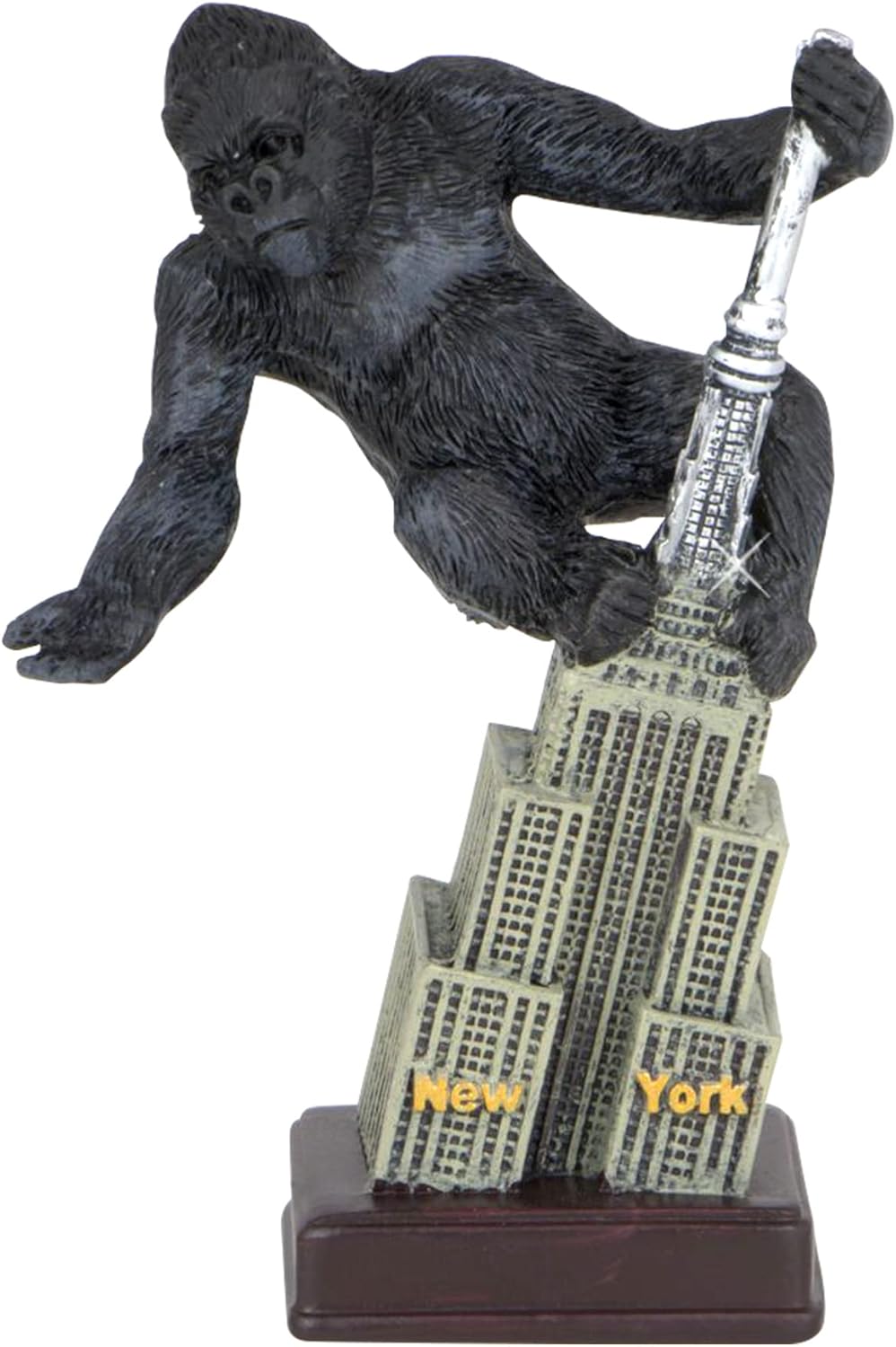 New York City Empire Building and King Kong Figurine