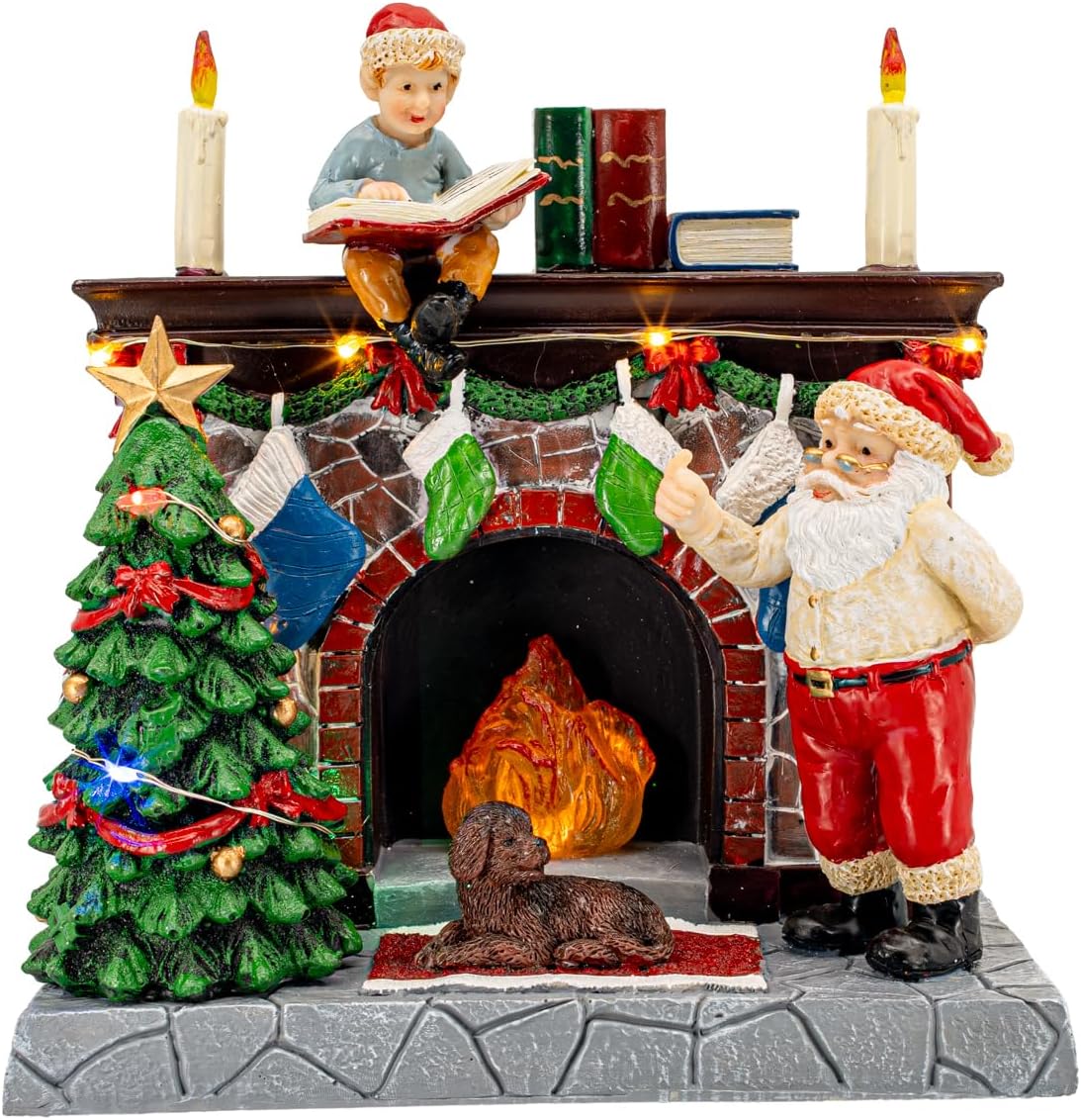 Santas Stories Figurines for Christmas Decor