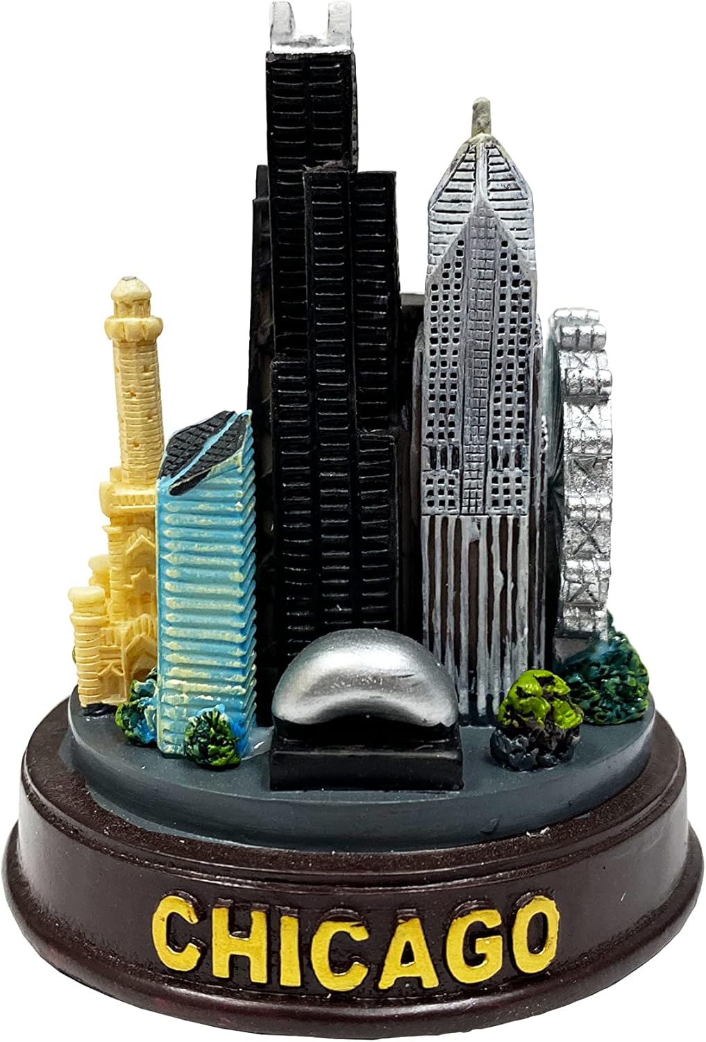 Chicago Skyline Paperweight Sculpture