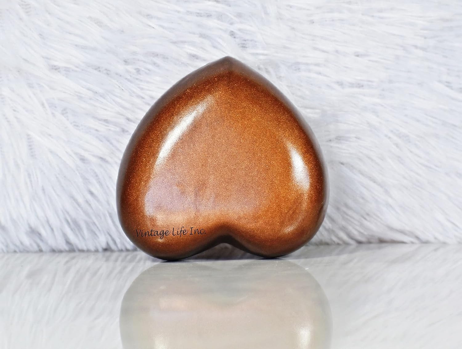 Mini Heart Wooden Urn for Pets and Human Ashes Keepsake