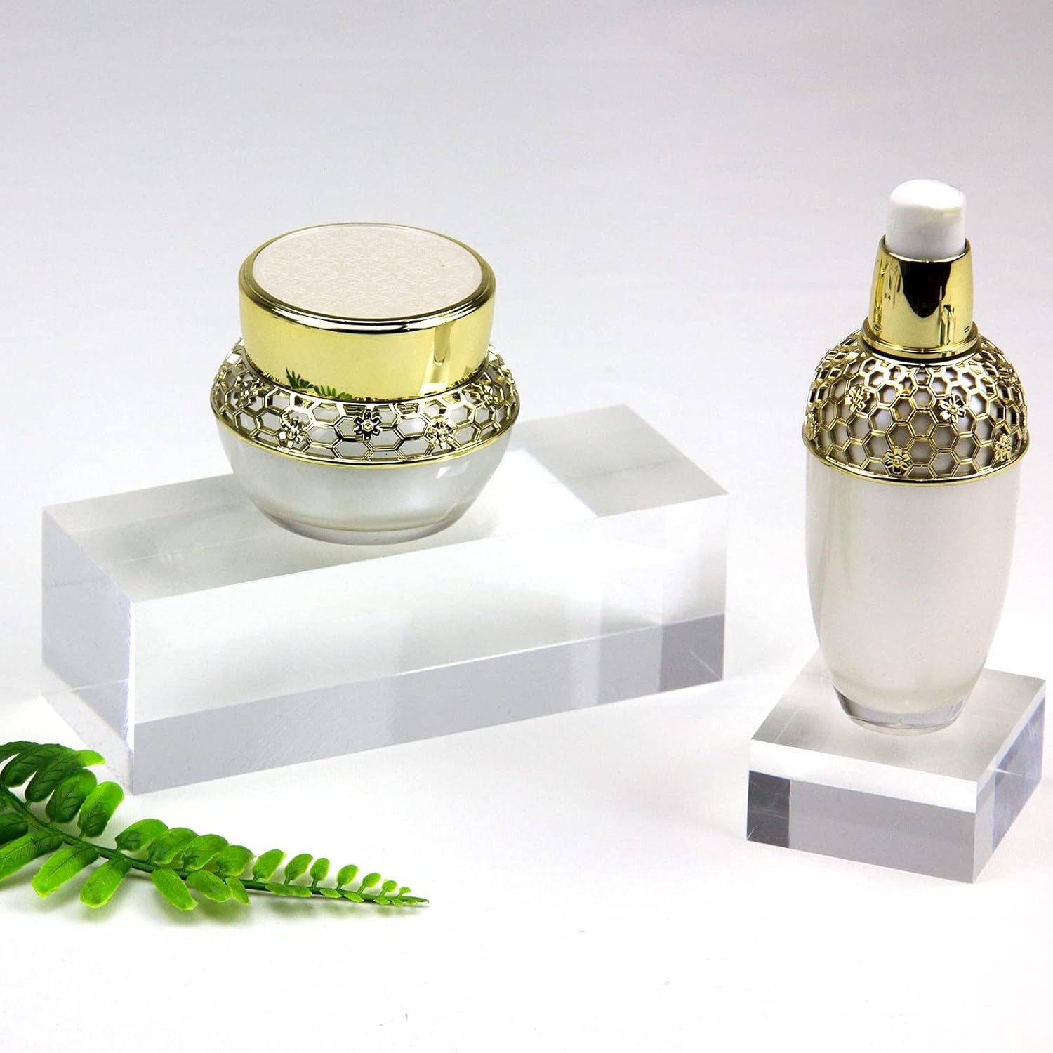 Clear Acrylic Display Risers Stand Blocks for Jewelry and Photography