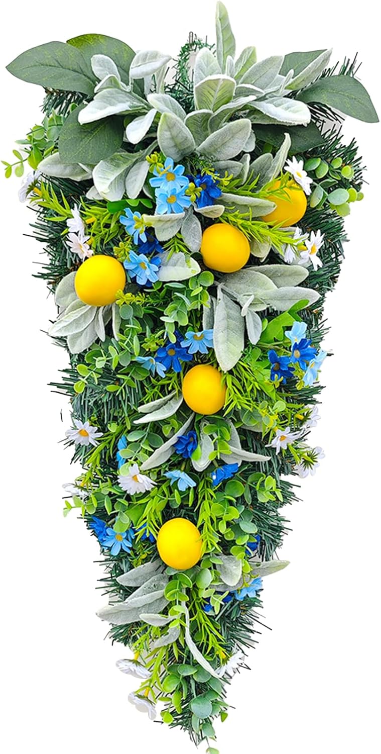Belupai 236in Lemon Teardrop Decorative Swag