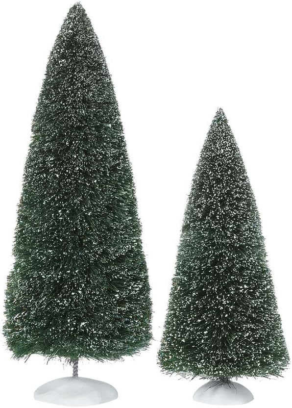 Department 56 Village Bag-O-Frosted Topiaries Figurine Accessory