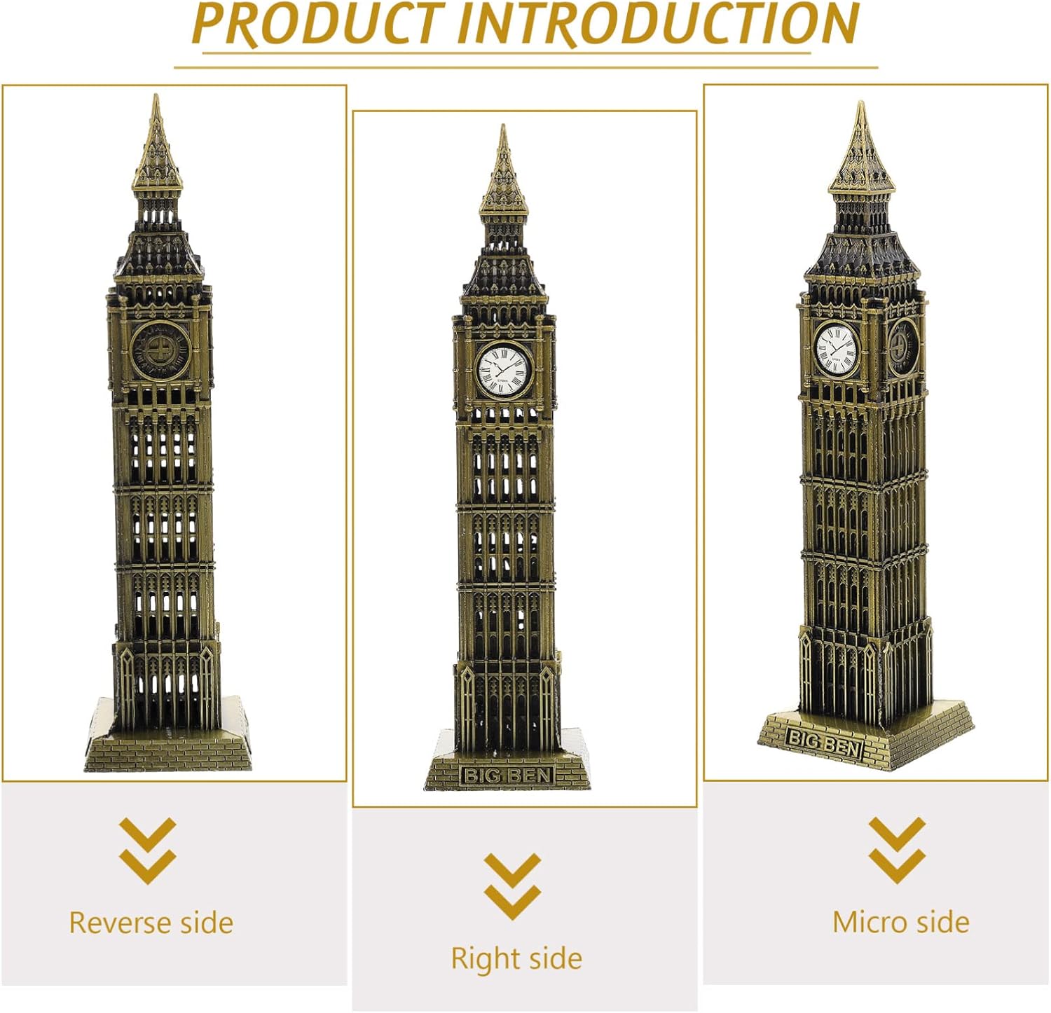Big Ben Model London Building Ornament Home Decor Statue