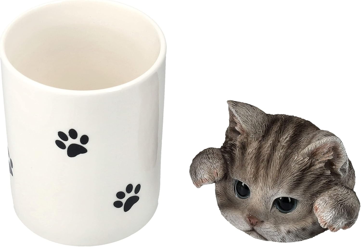 Pacific Giftware Grey Cat Treat Storage Jar
