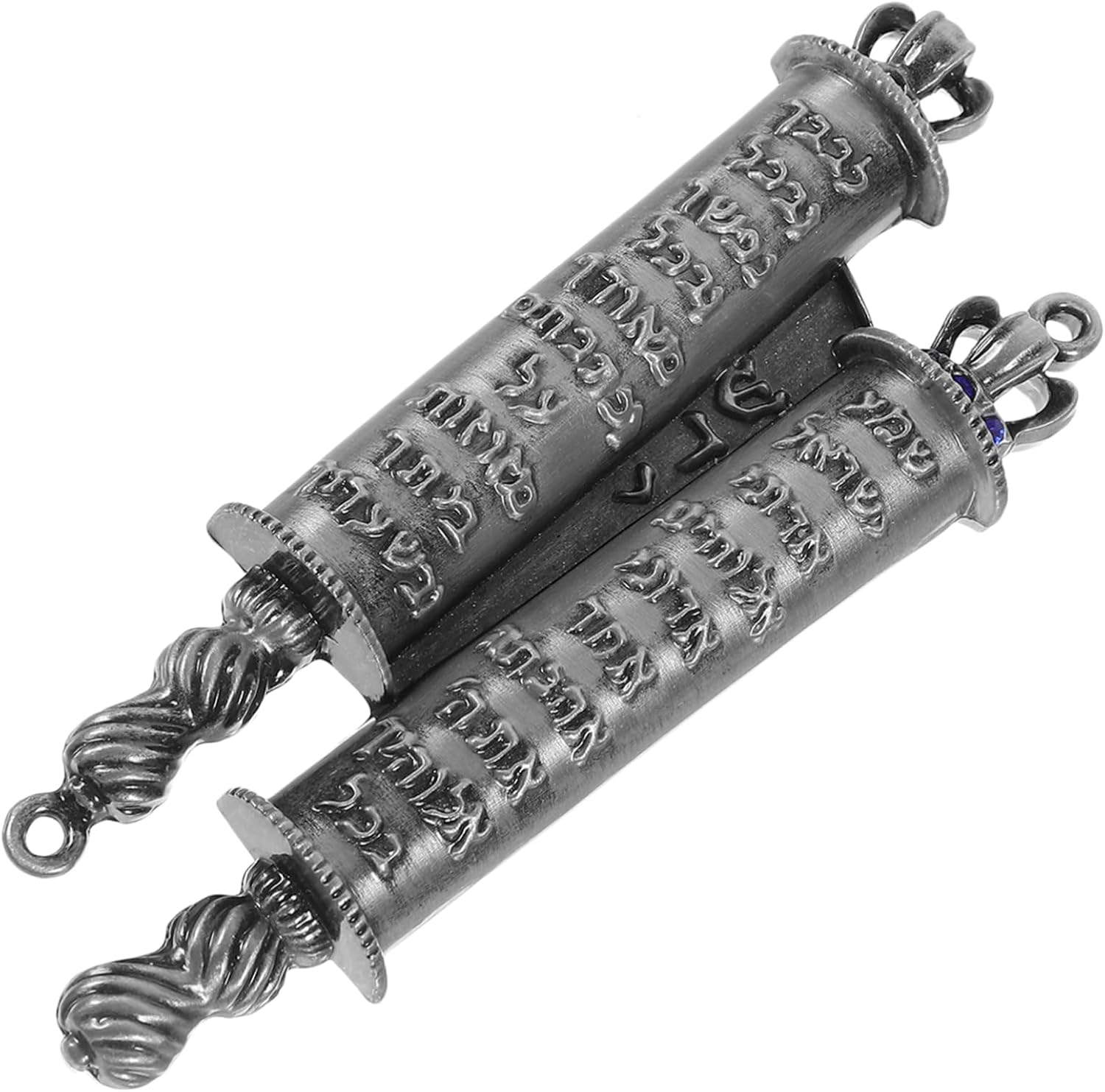 HOOTNEE Antique Jewish Mezuzah Decorative Metal Door Blessing
