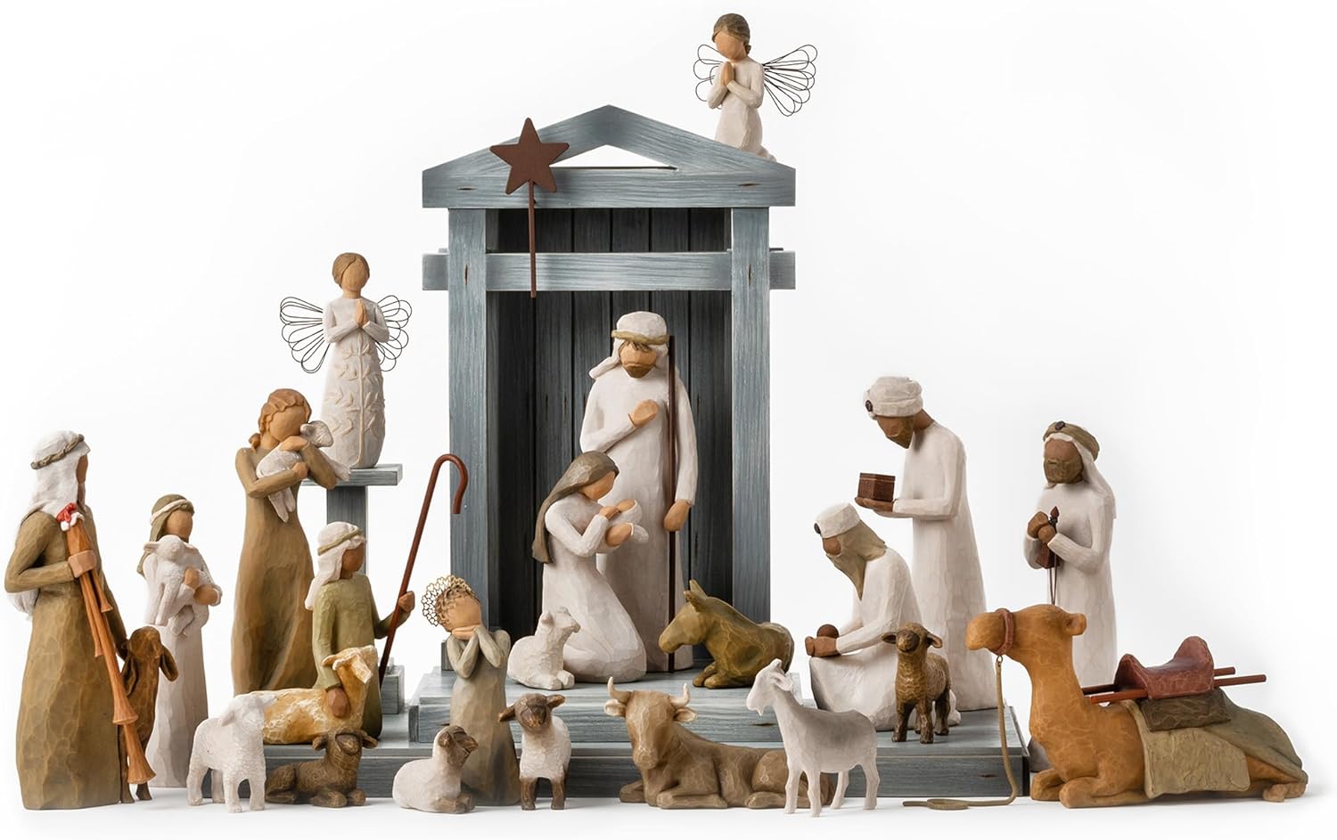 Willow Tree Nativity Premier Plus 24-Piece Figurine Set