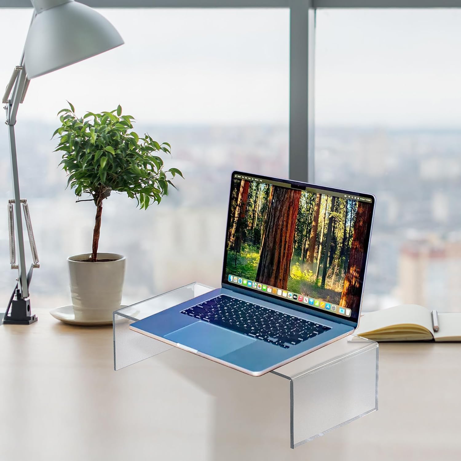 Azar Displays Acrylic Laptop Stand 15x775x45