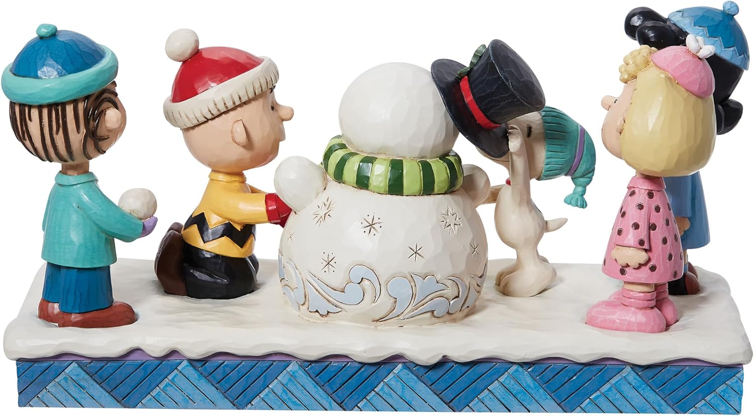 Enesco Jim Shore Peanuts Gang Snowman Figurine