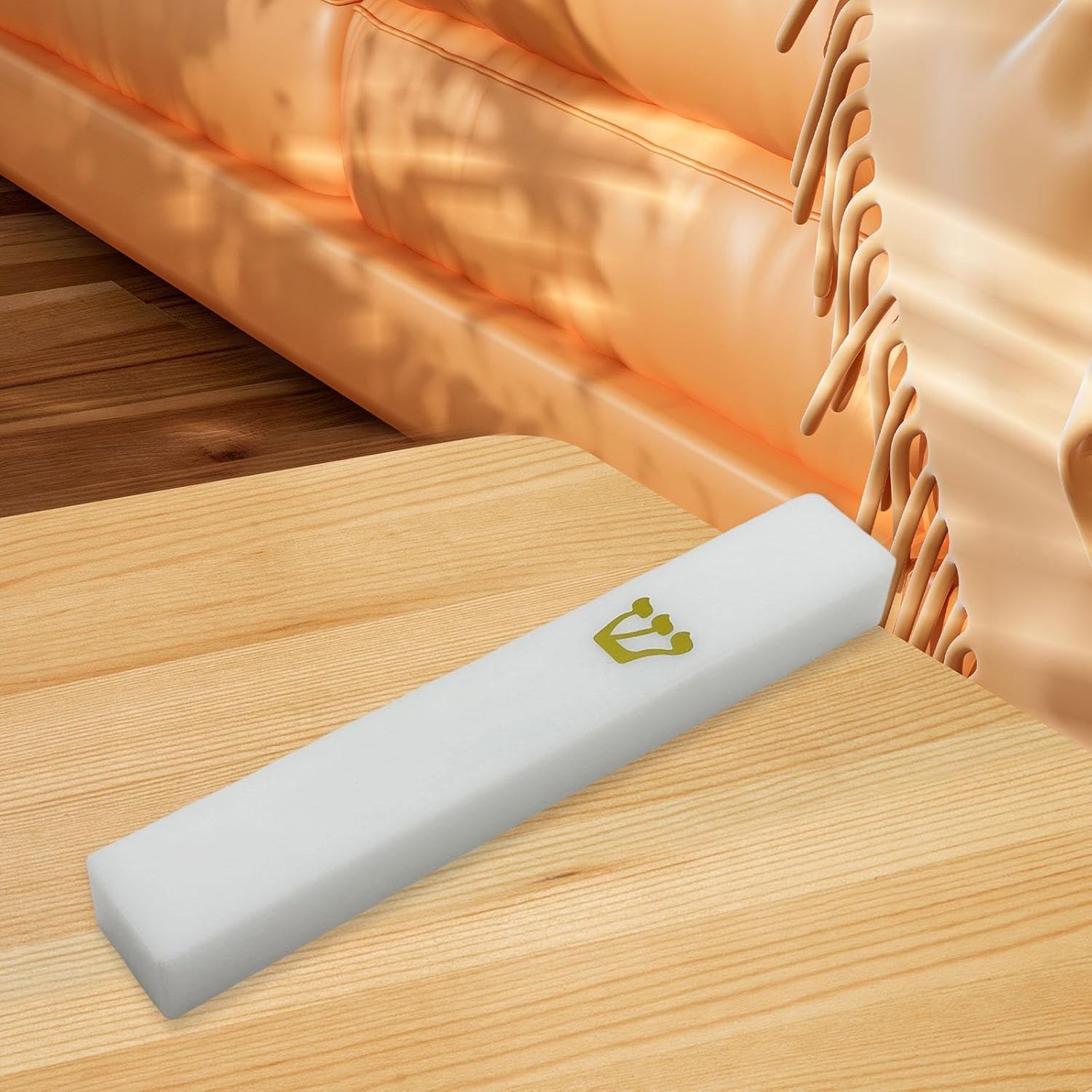 White Acrylic Mezuzah Case for Home Decor