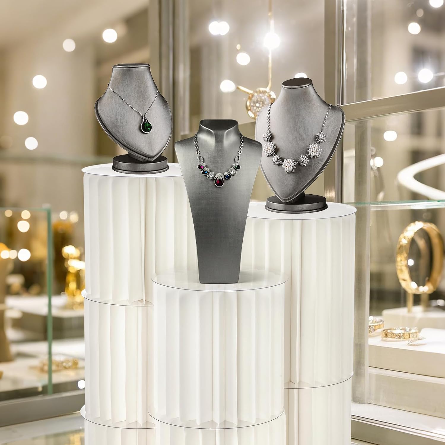 7PCS Foldable Cylinder Stands for Party Display
