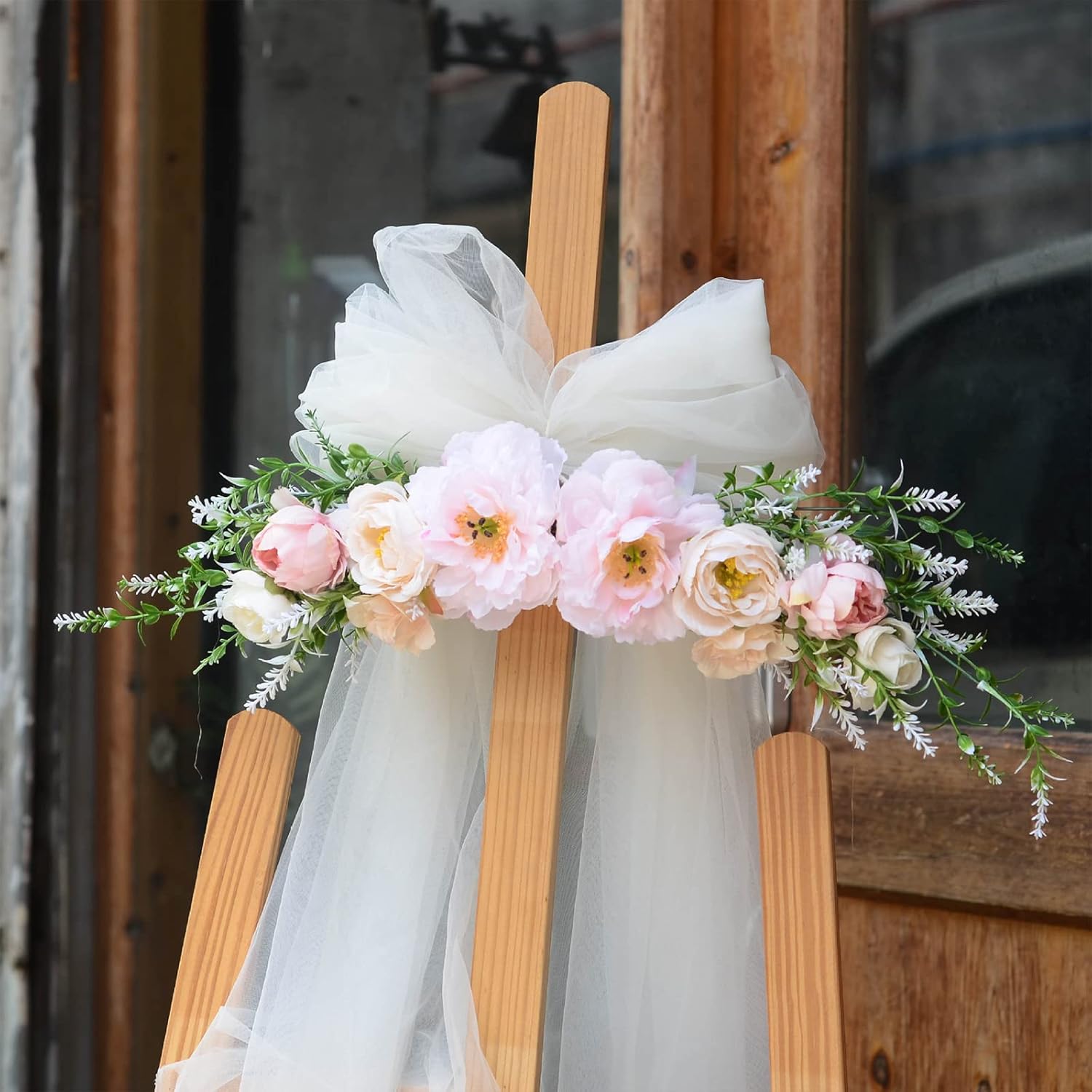 Artificial Peony Flower Swag 157 Inch Wedding Decor
