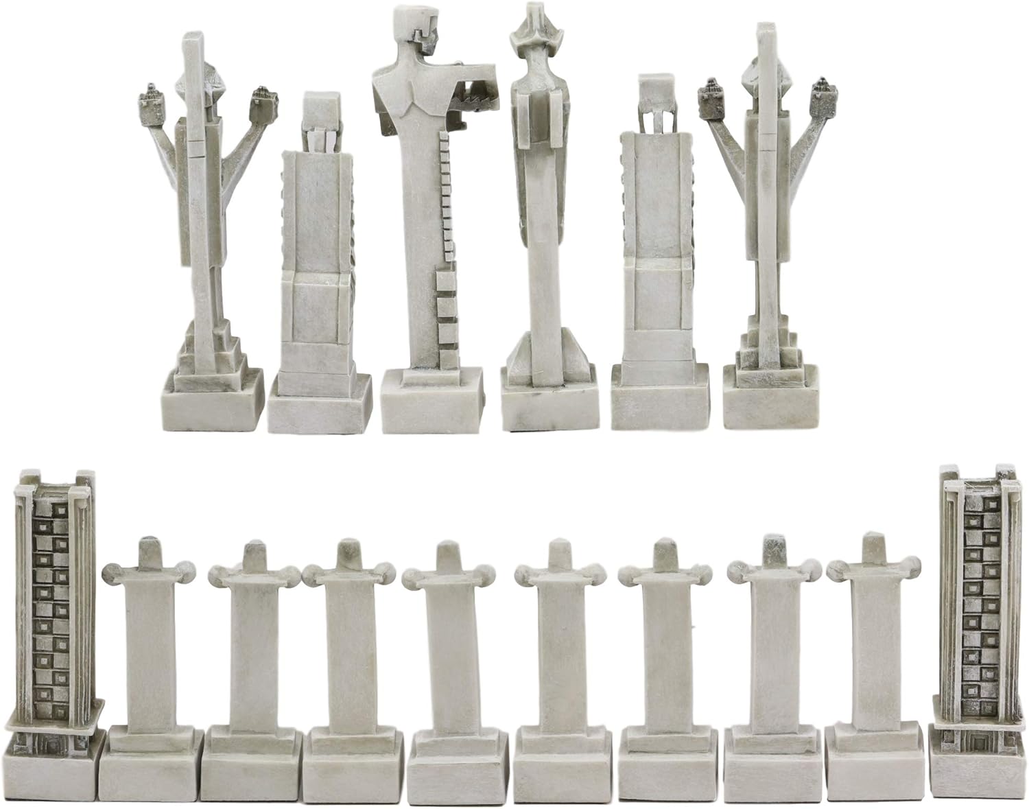 Ebros Gift Frank Lloyd Wright Sprites Chess Set