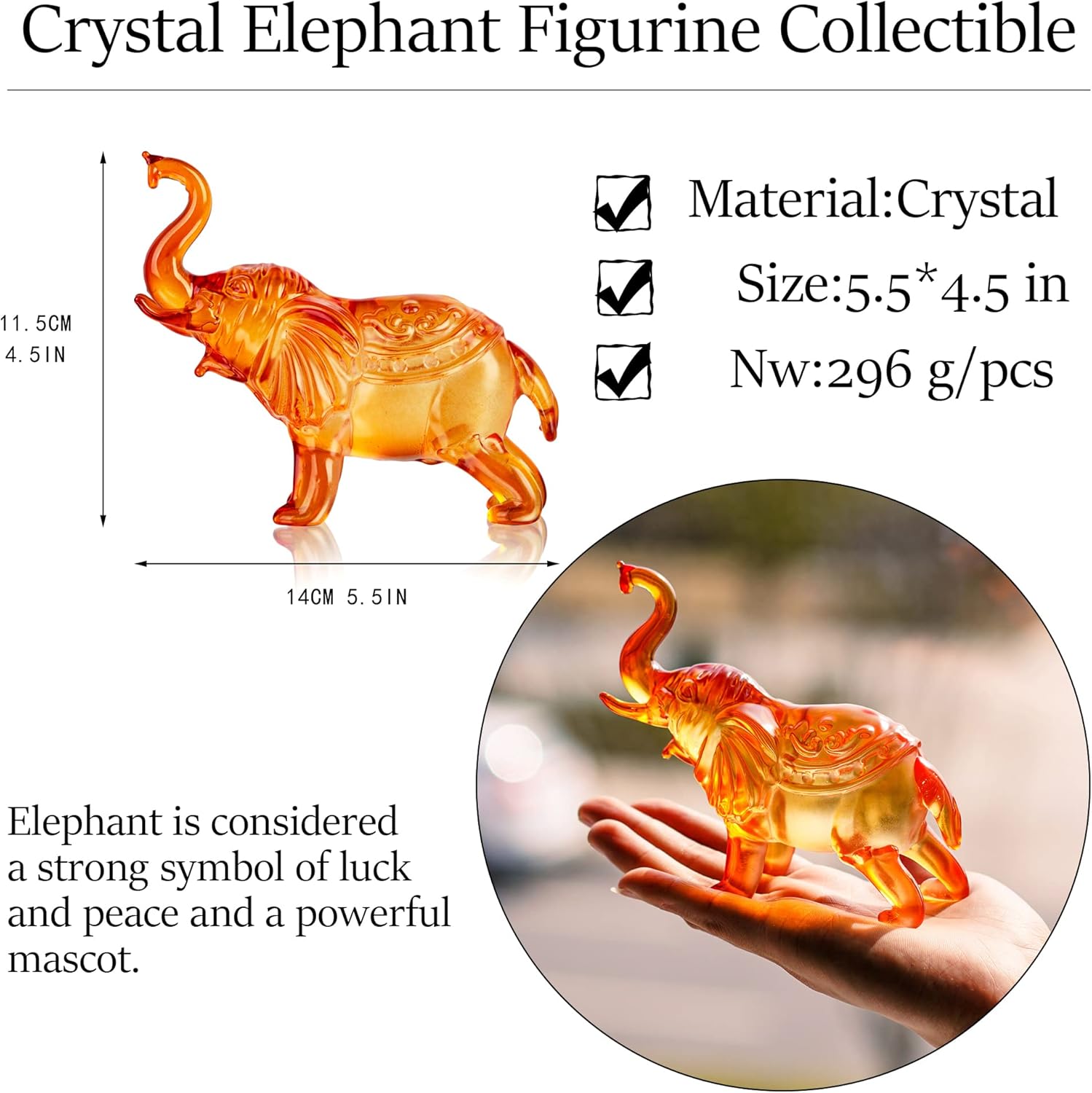 HD Pink Crystal Butterfly Figurine with Crystal Ball Base Collectible Statue