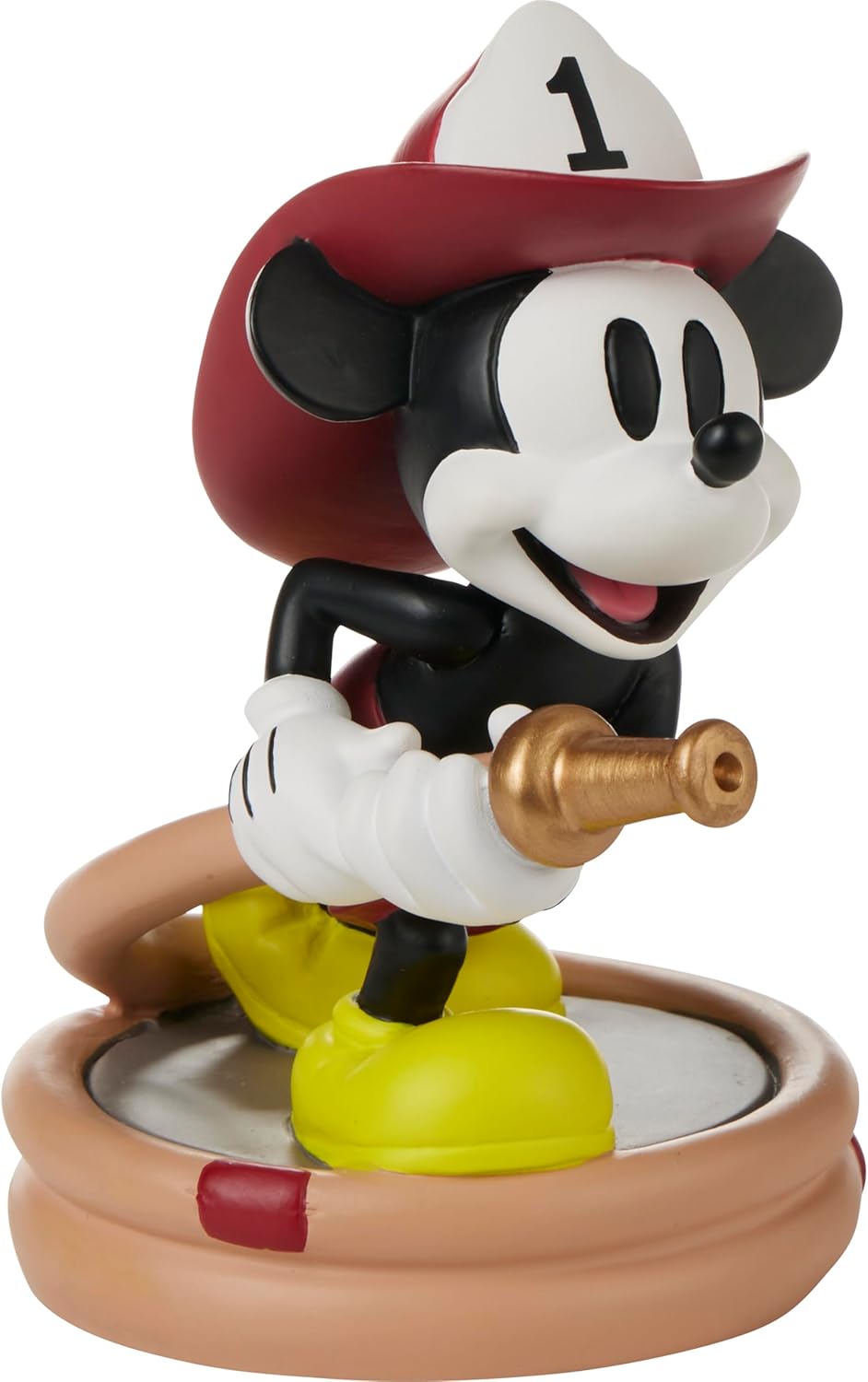 Precious Moments Disney Mickey Mouse Resin Figurine Fire Brigade