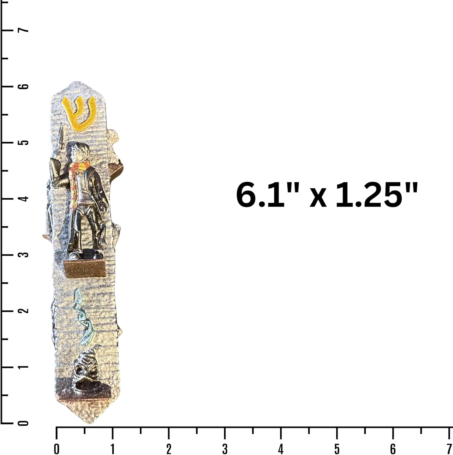 Wizard Themed Handmade Mezuzah Case for Kids