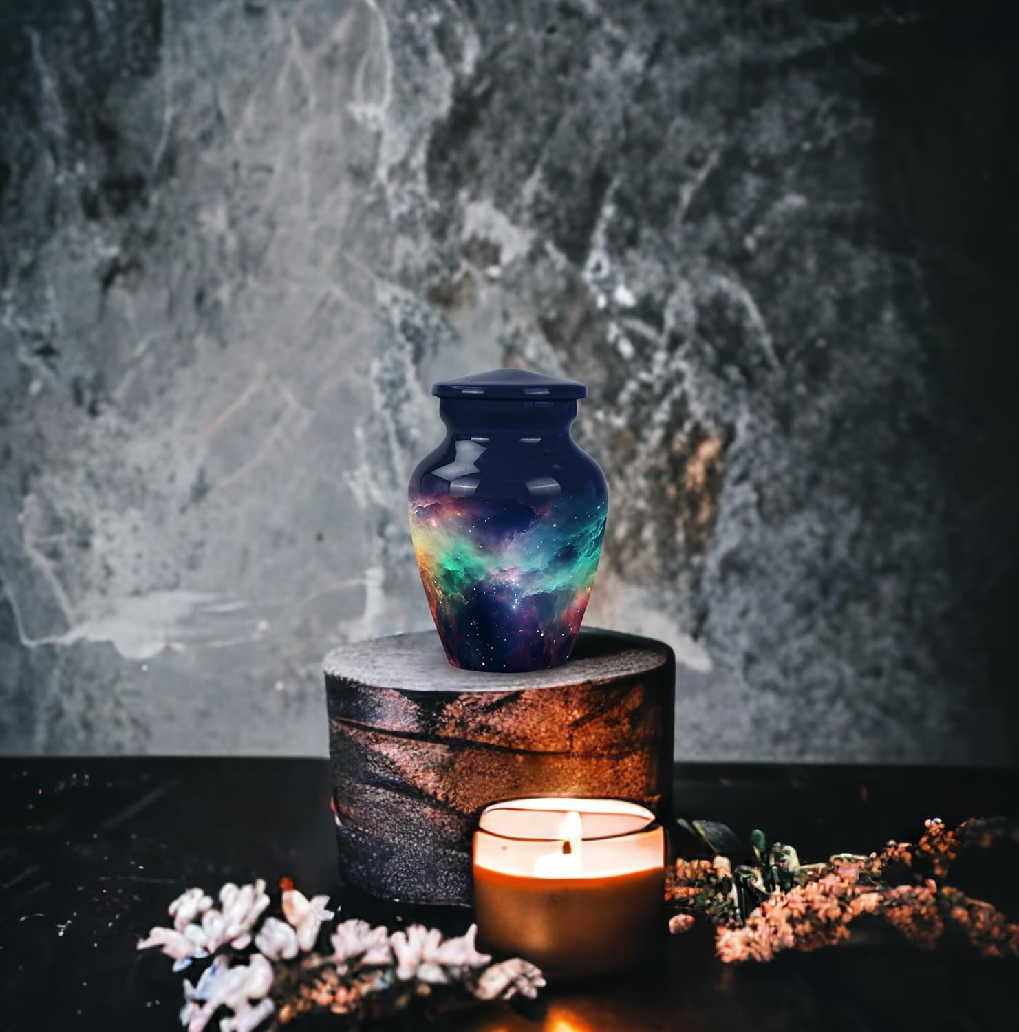 Galaxy Urns for Ashes - 3 Inch Metal Keepsake Urn