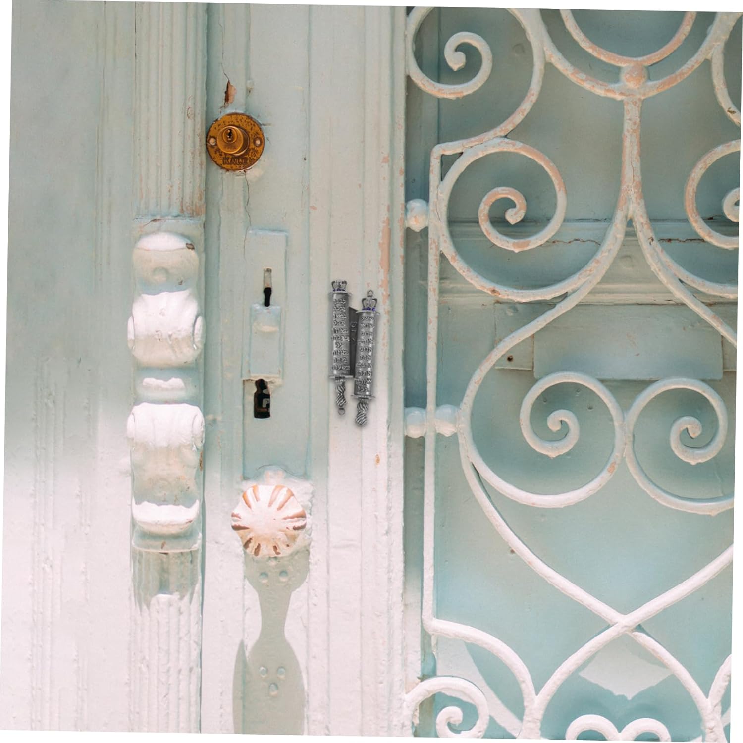 PRETYZOOM Mezuzah Scroll Door Decoration Religious Home Decor