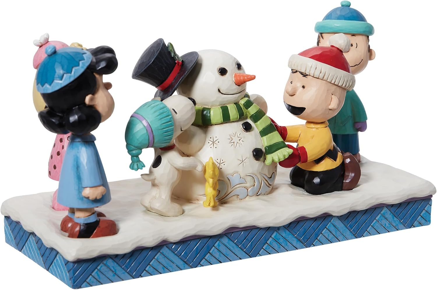 Enesco Jim Shore Peanuts Gang Snowman Figurine