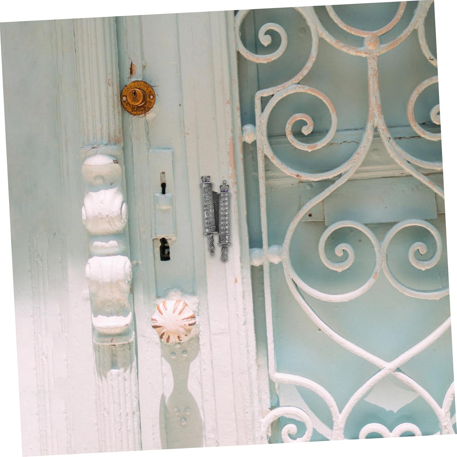 ERINGOGO Metal Mezuzah Religious Decor Craft