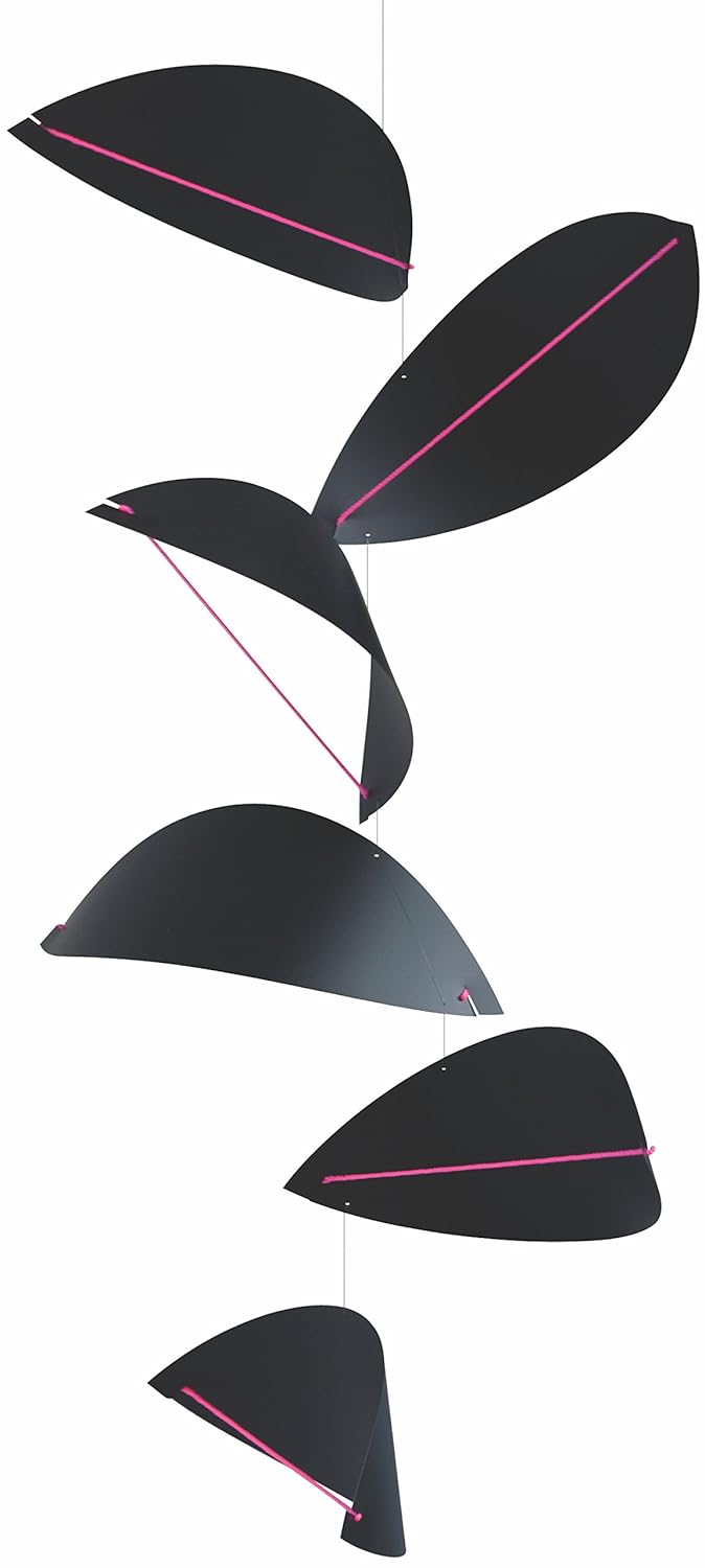 Flensted Mobiles 150s Kites Black Mobile 80x38cm