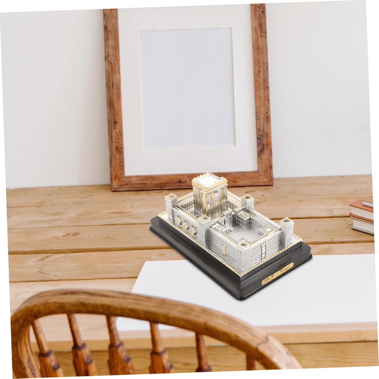 Amosfun Miniature Jerusalem Temple Resin Decor Figurine Set