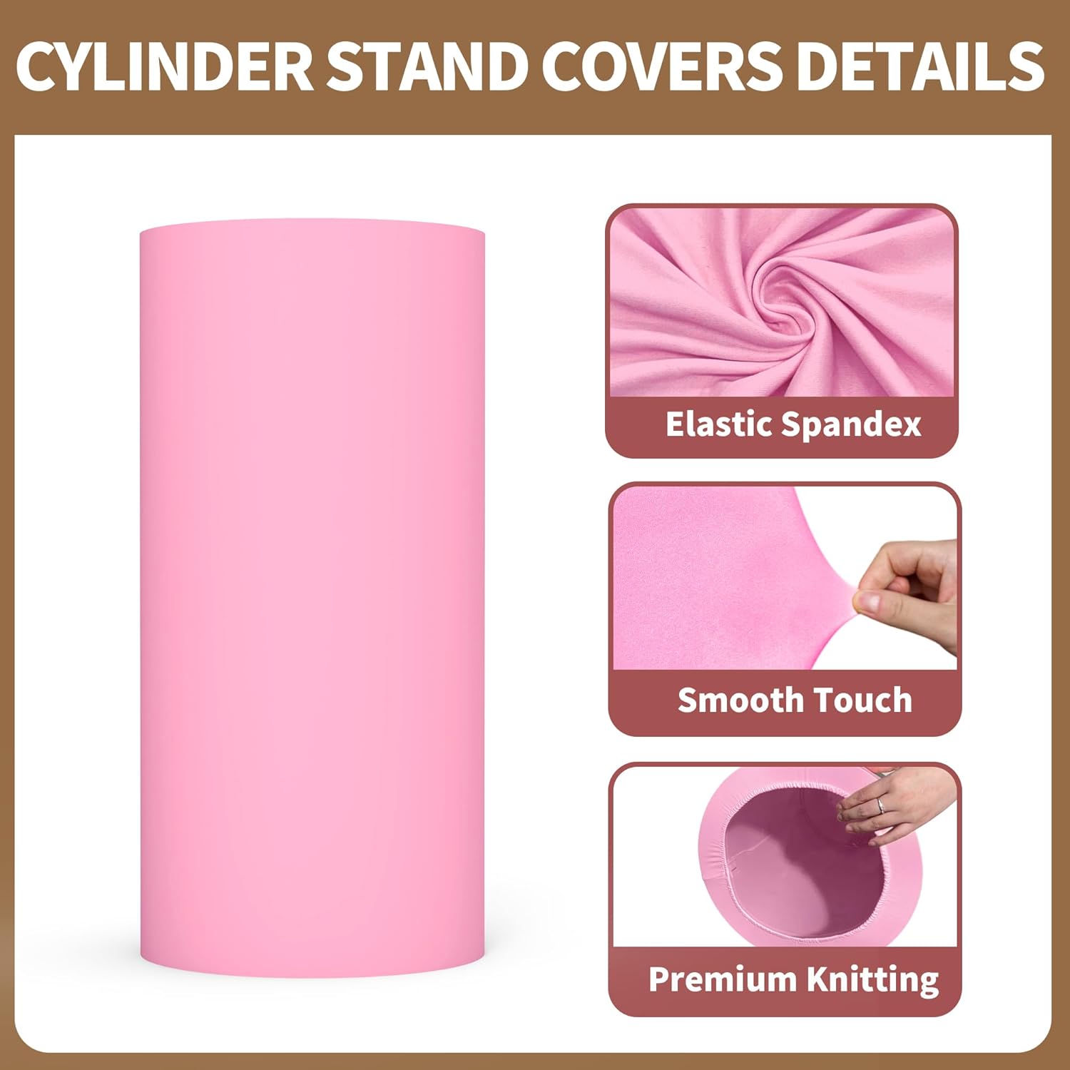Friiko Cylinder Covers Set of 3 for Display Stands