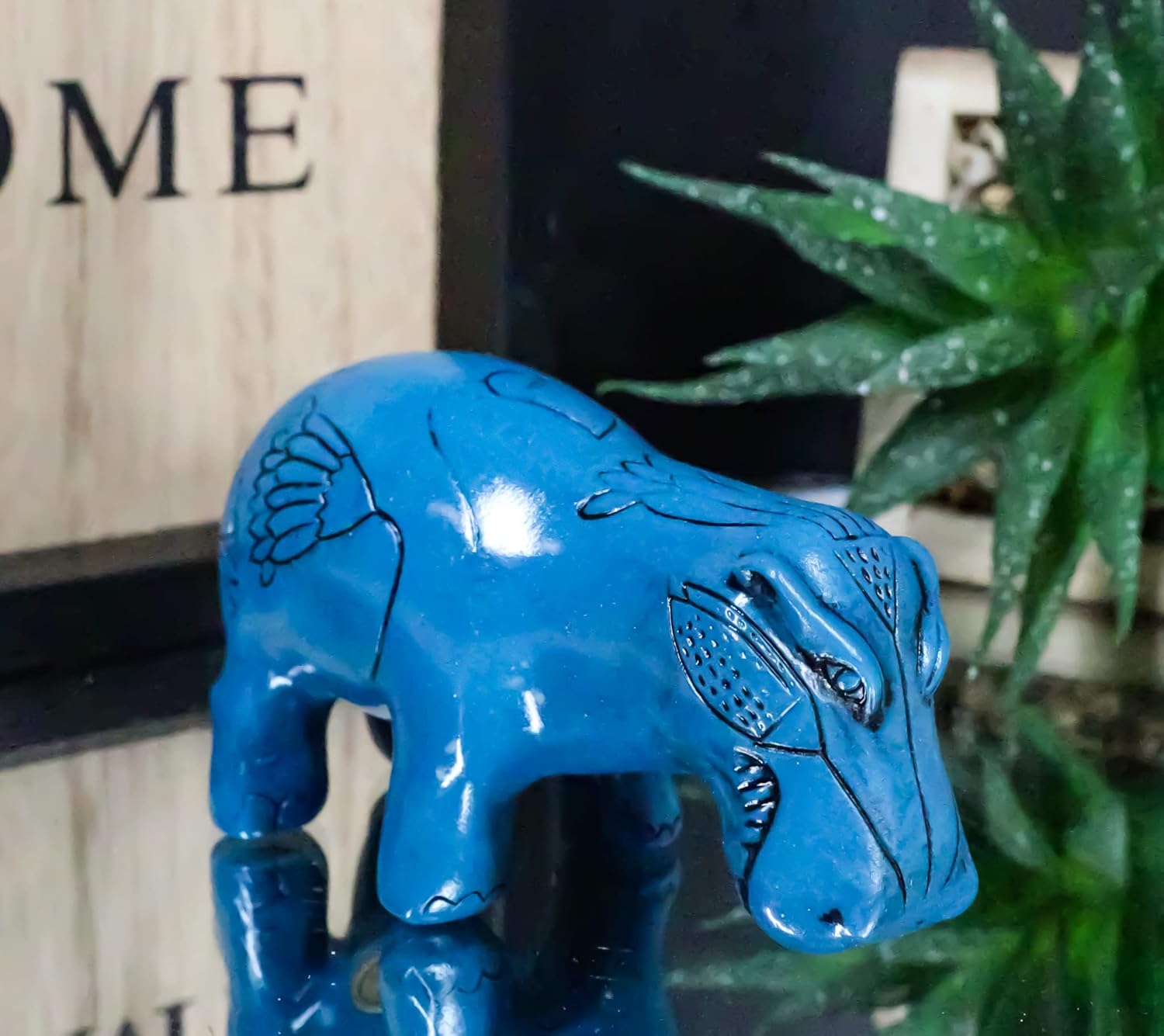 Ebros Small Taweret Statue Blue Nile Hippo Fertility Figurine