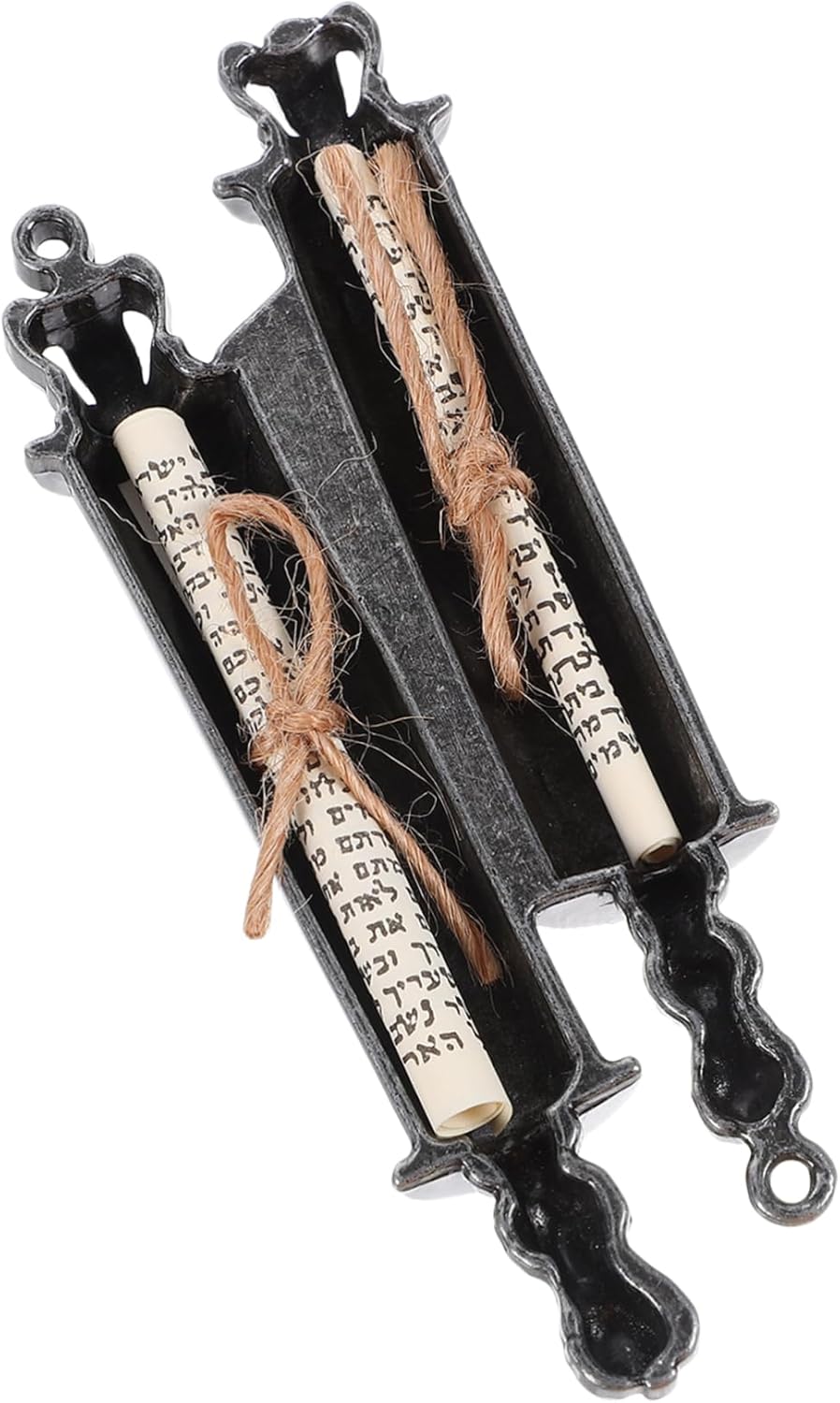 GOOHOCHY Edge Mezuzah Scroll Decorative Metal Jewish Home Decor