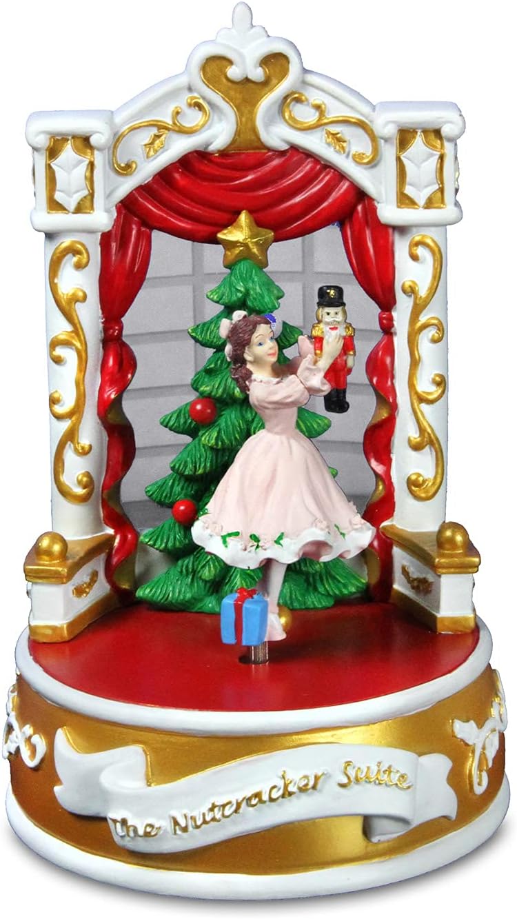 Clara and The Nutcracker Suite Musical Figurine