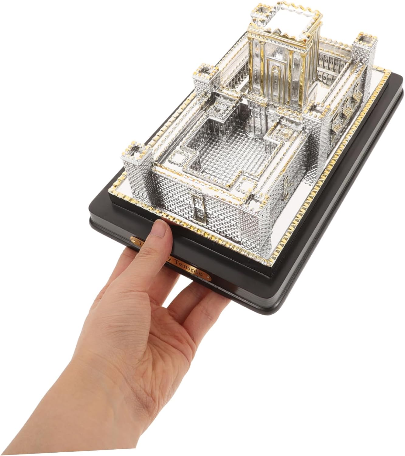 Amosfun Miniature Jerusalem Temple Resin Decor Figurine Set