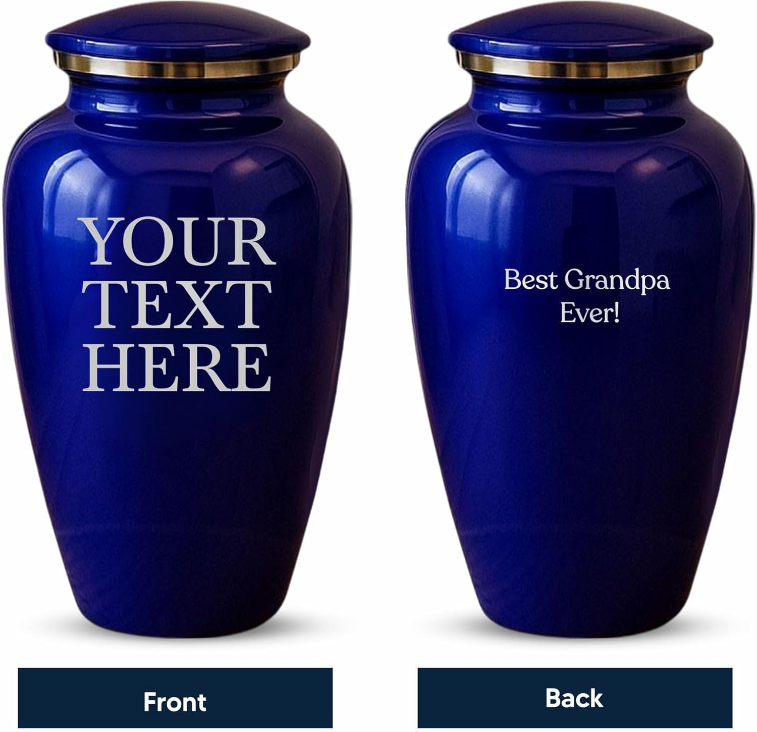 MerchSalad Purple Splendore Cremation Urn 200 Cubic Inch