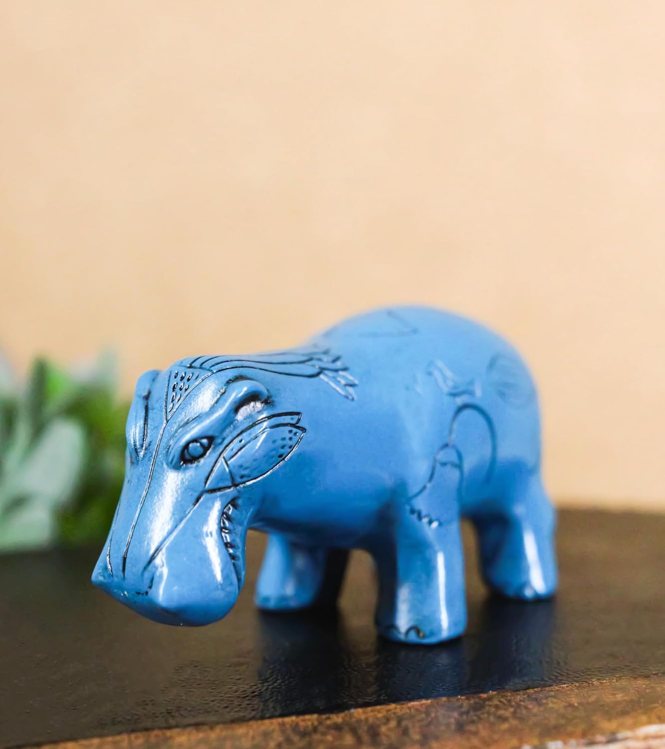 Ebros Small Taweret Statue Blue Nile Hippo Fertility Figurine