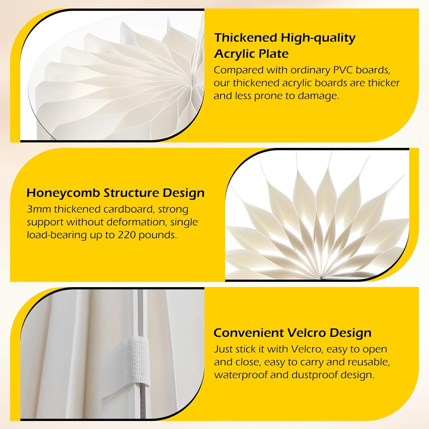 7PCS Foldable Cylinder Stands for Party Display