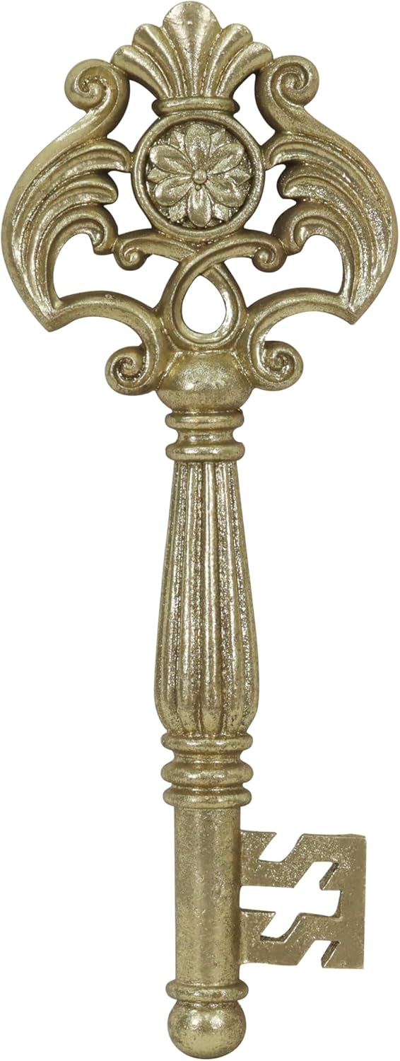 Ashland 1225 Inch Antique Gold Key Wall Decor