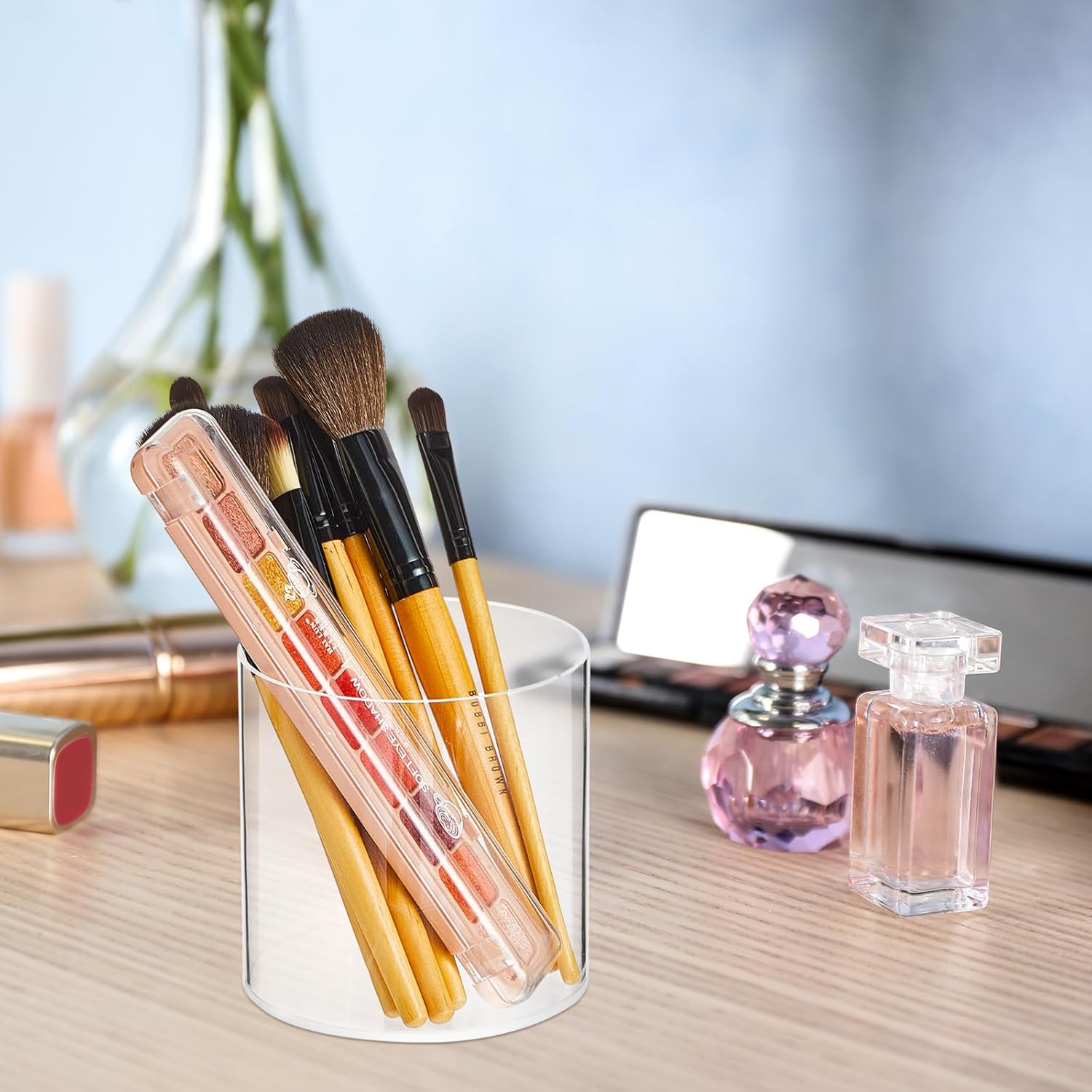 6 Pcs Tall Acrylic Display Stands with Nesting Risers