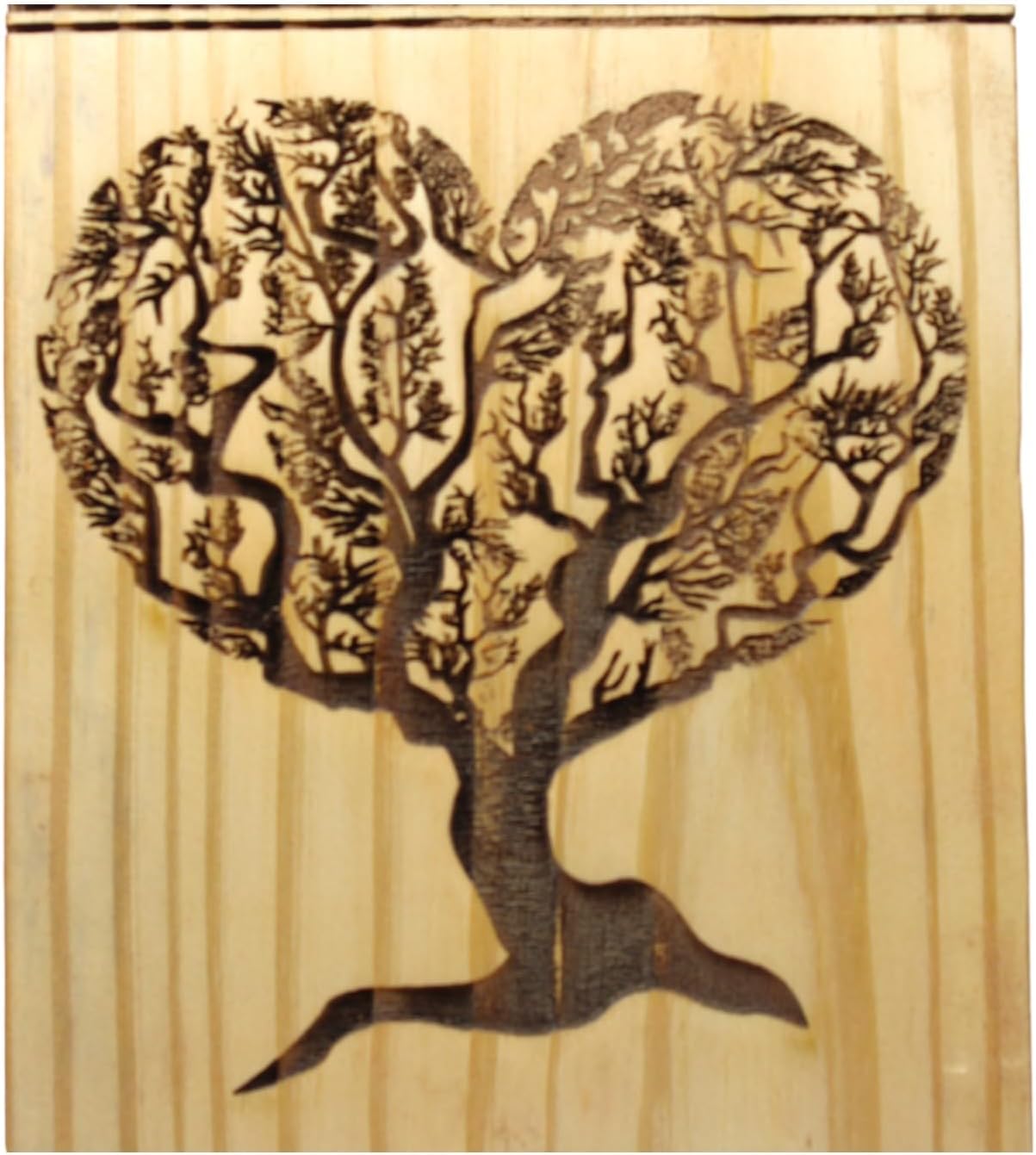 Handcrafted Wooden Urn for Ashes with Personalized Engraving