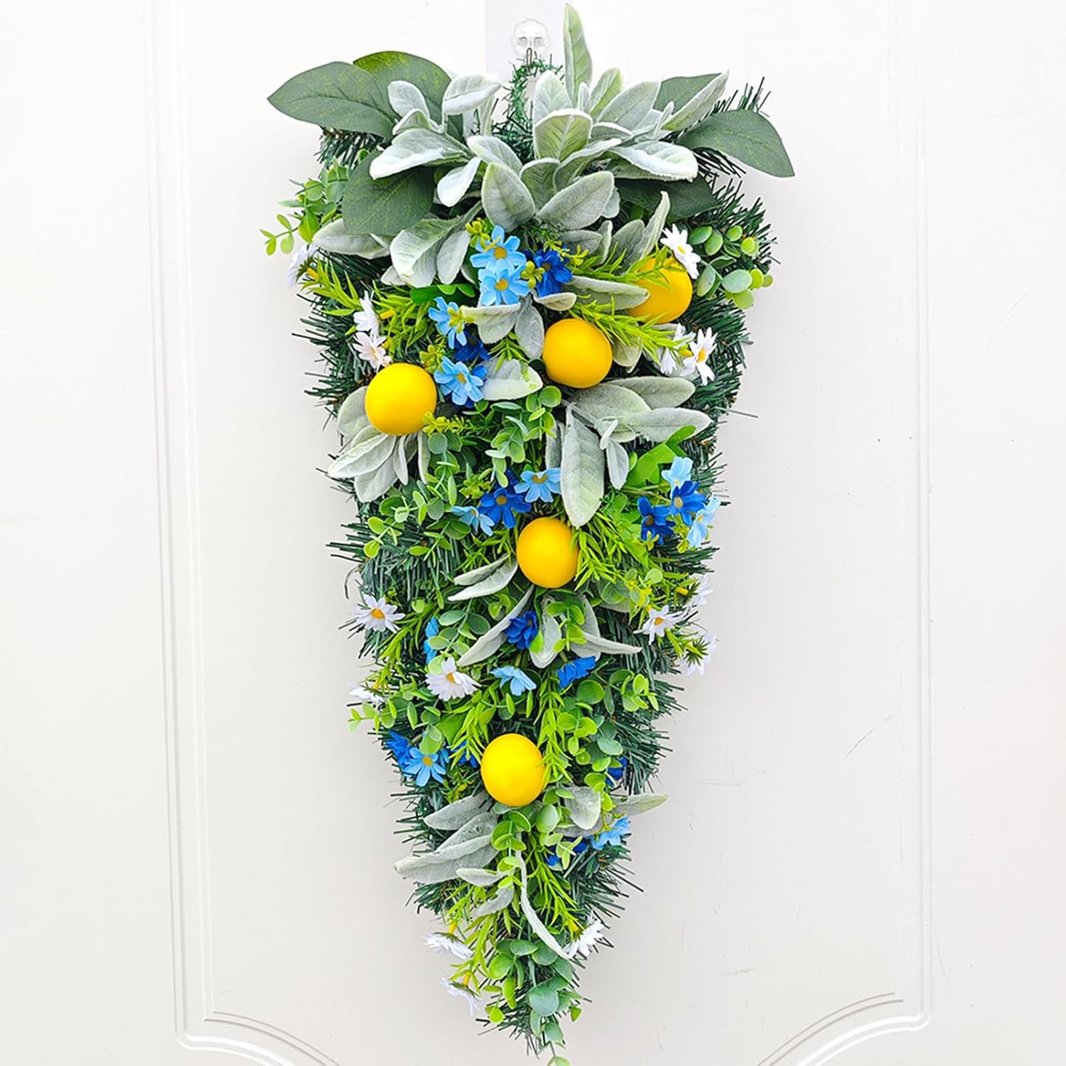Belupai 236in Lemon Teardrop Decorative Swag